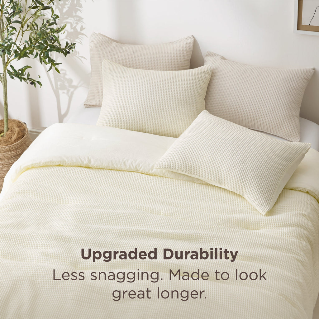 Classic Waffle Comforter Set