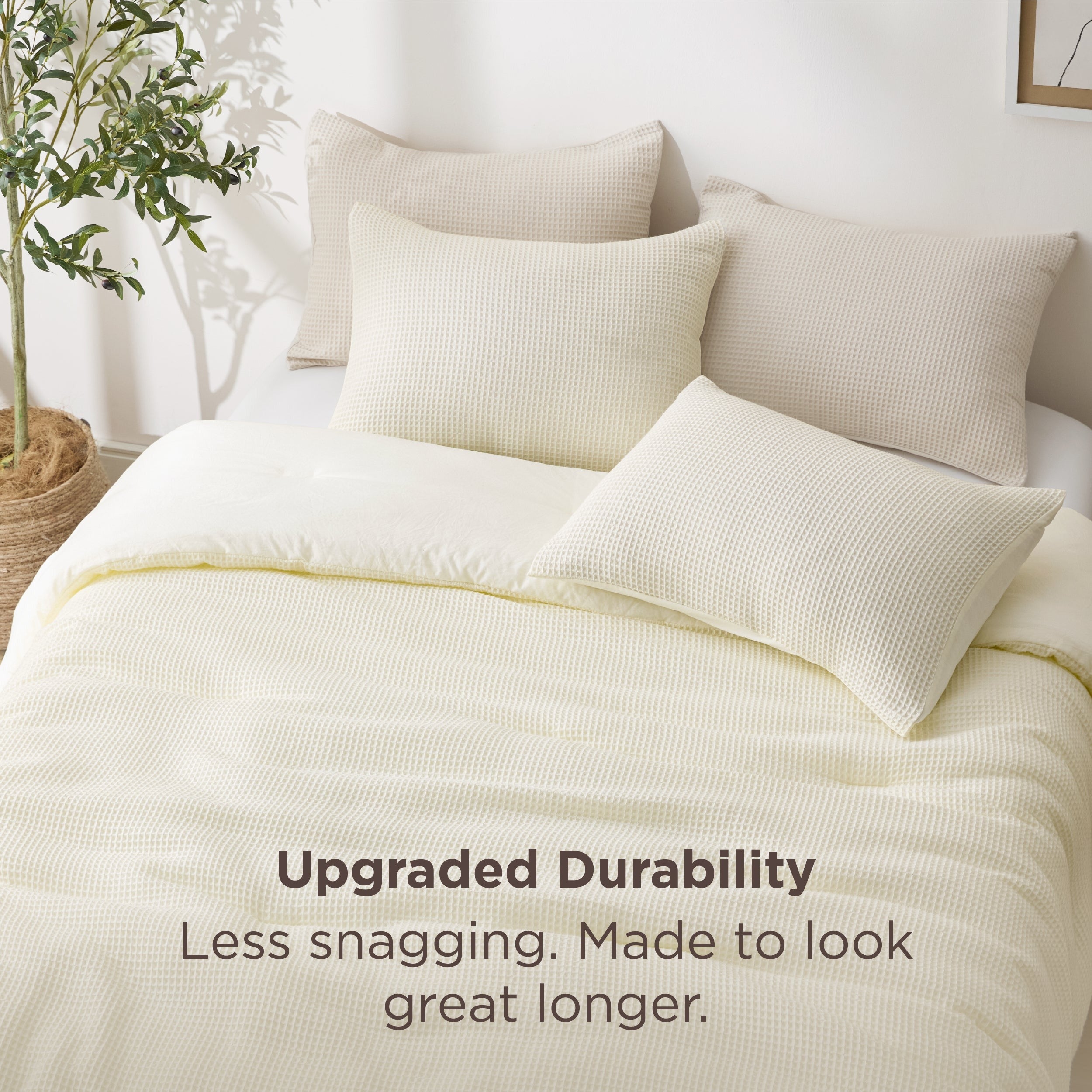 Classic Waffle Comforter Set