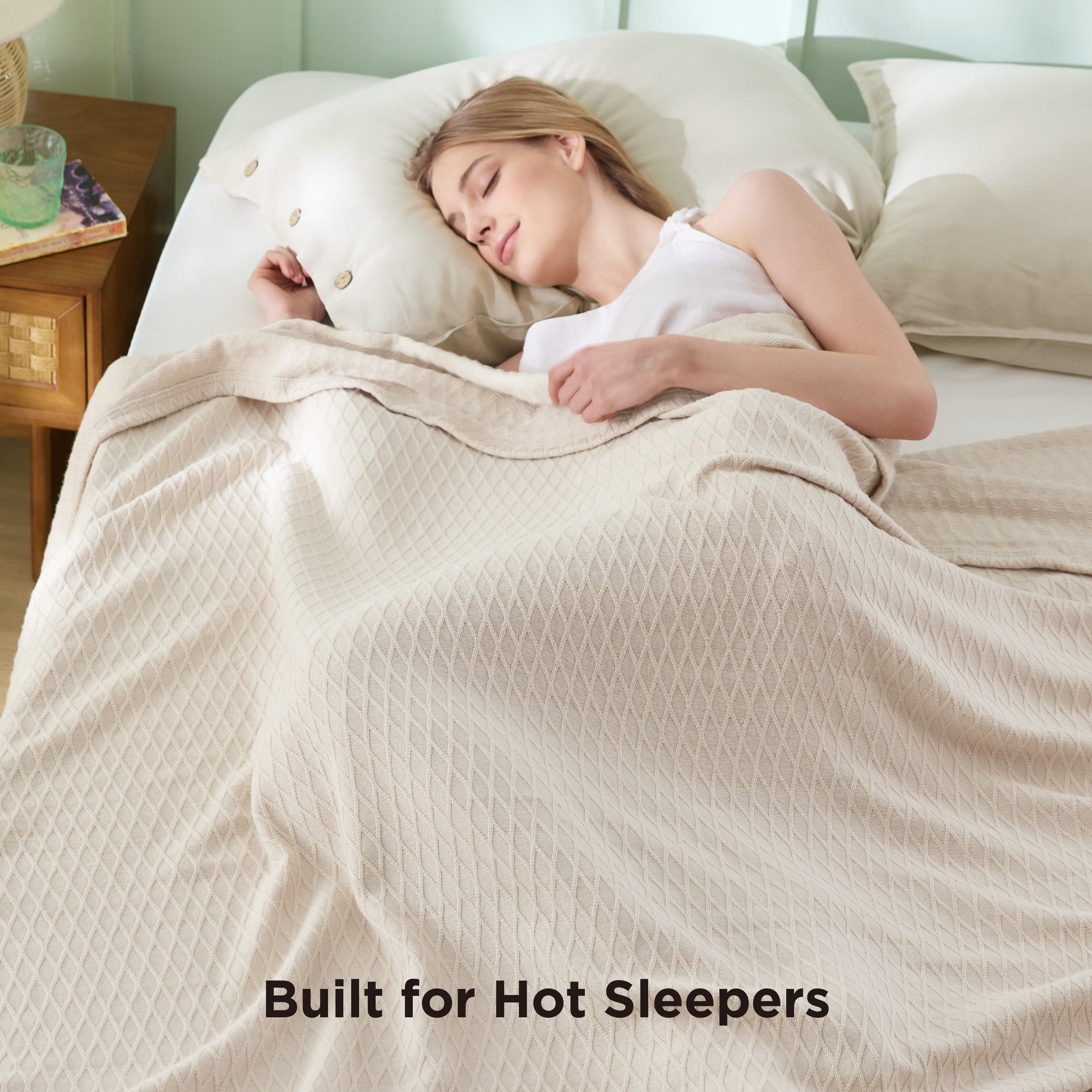 Diamond Texture Cooling Blanket