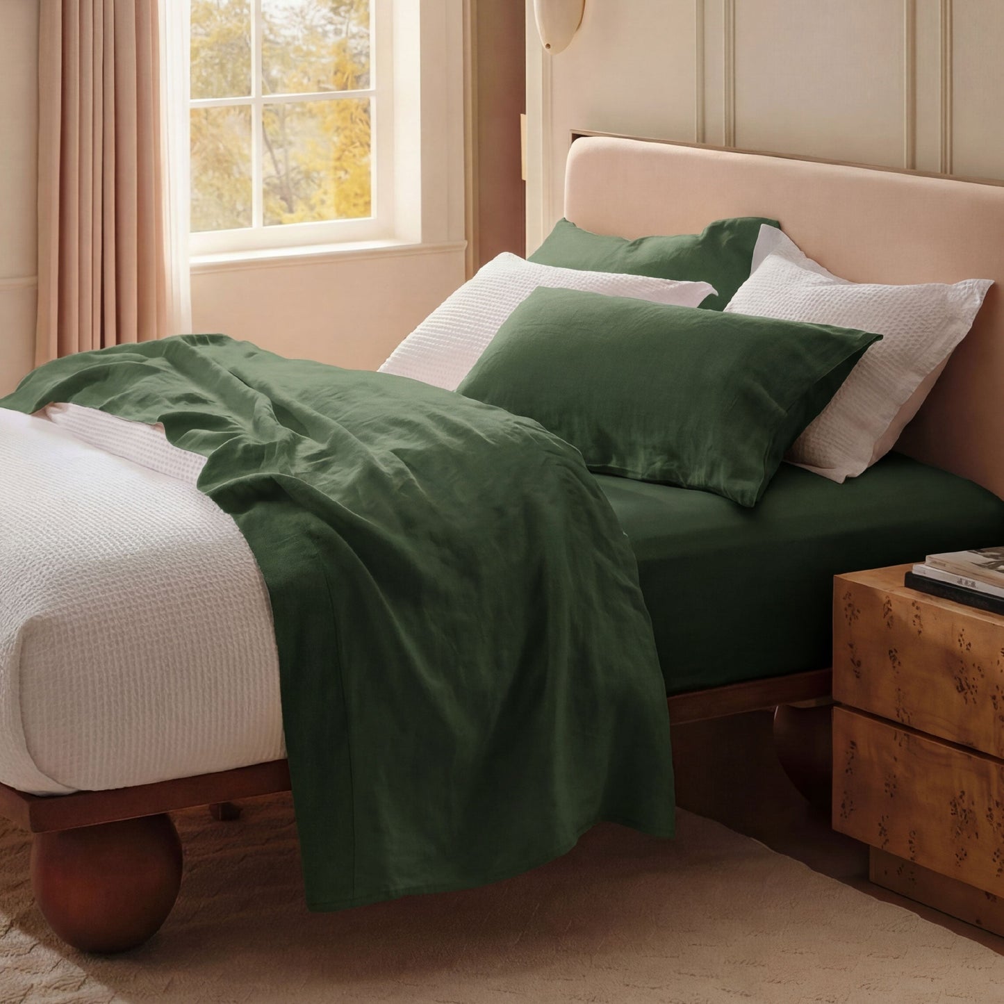 Cotton-Linen Blend Sheet Set