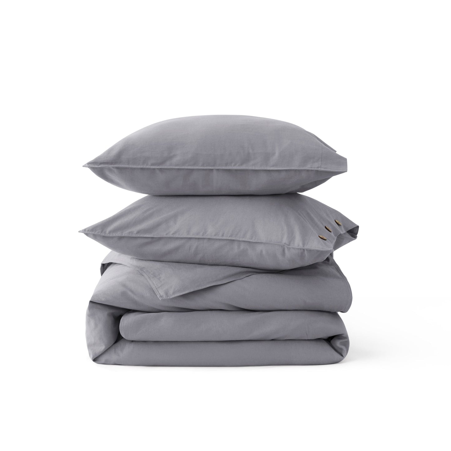 PureWovenTM Cotton Linen Hybrid Duvet Cover Set