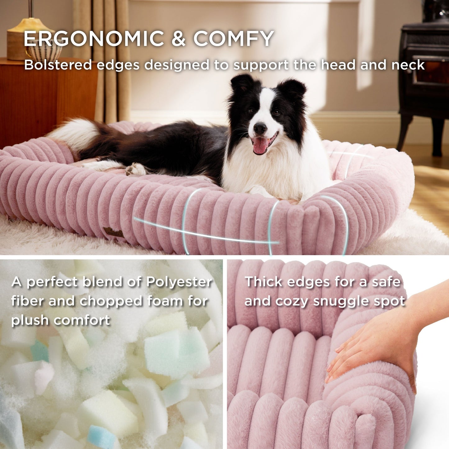 ComfyFleeceTM Rectangular Dog Bed