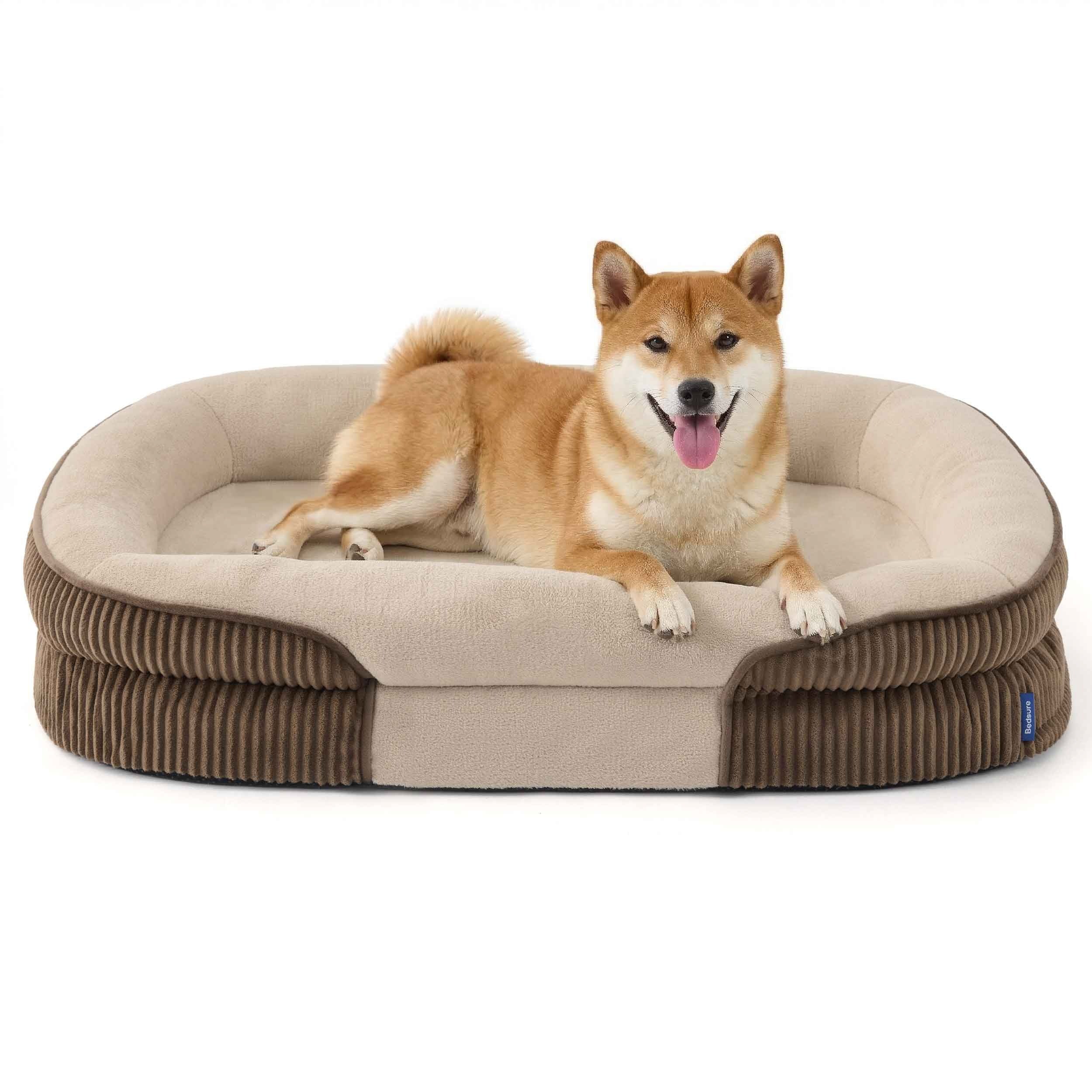 Oval Bolster Dog Bed