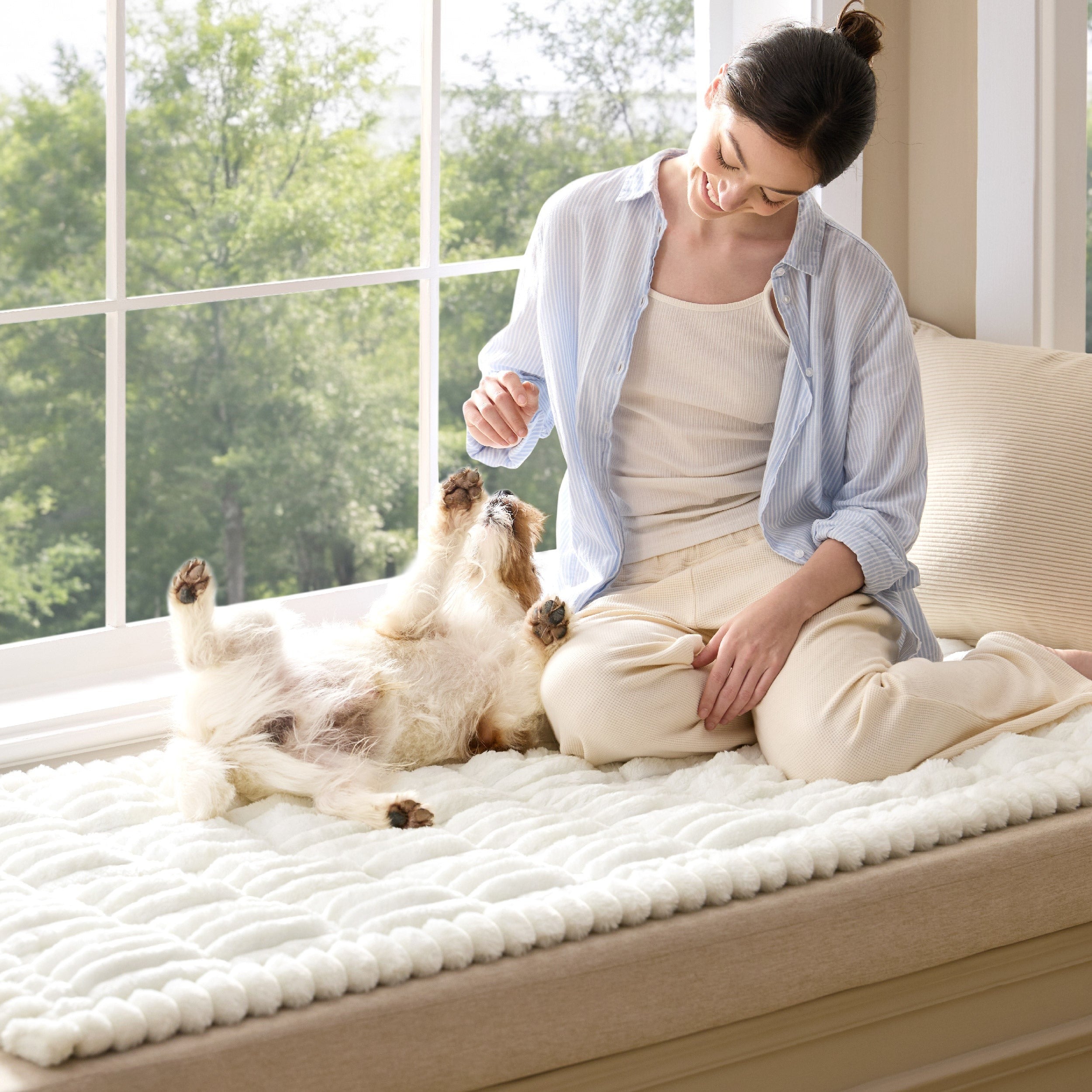 ComfyFleeceTM Pet Sofa Cover