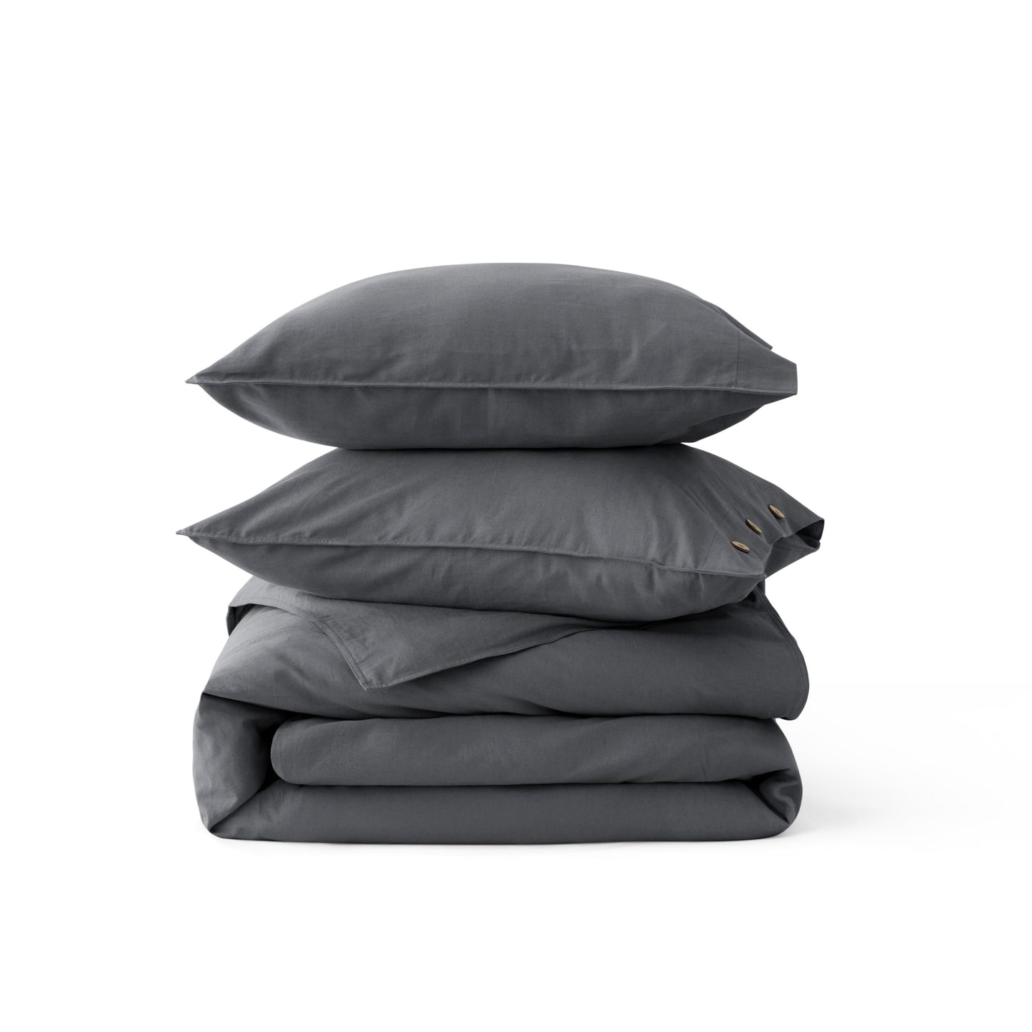 PureWovenTM Cotton Linen Hybrid Duvet Cover Set