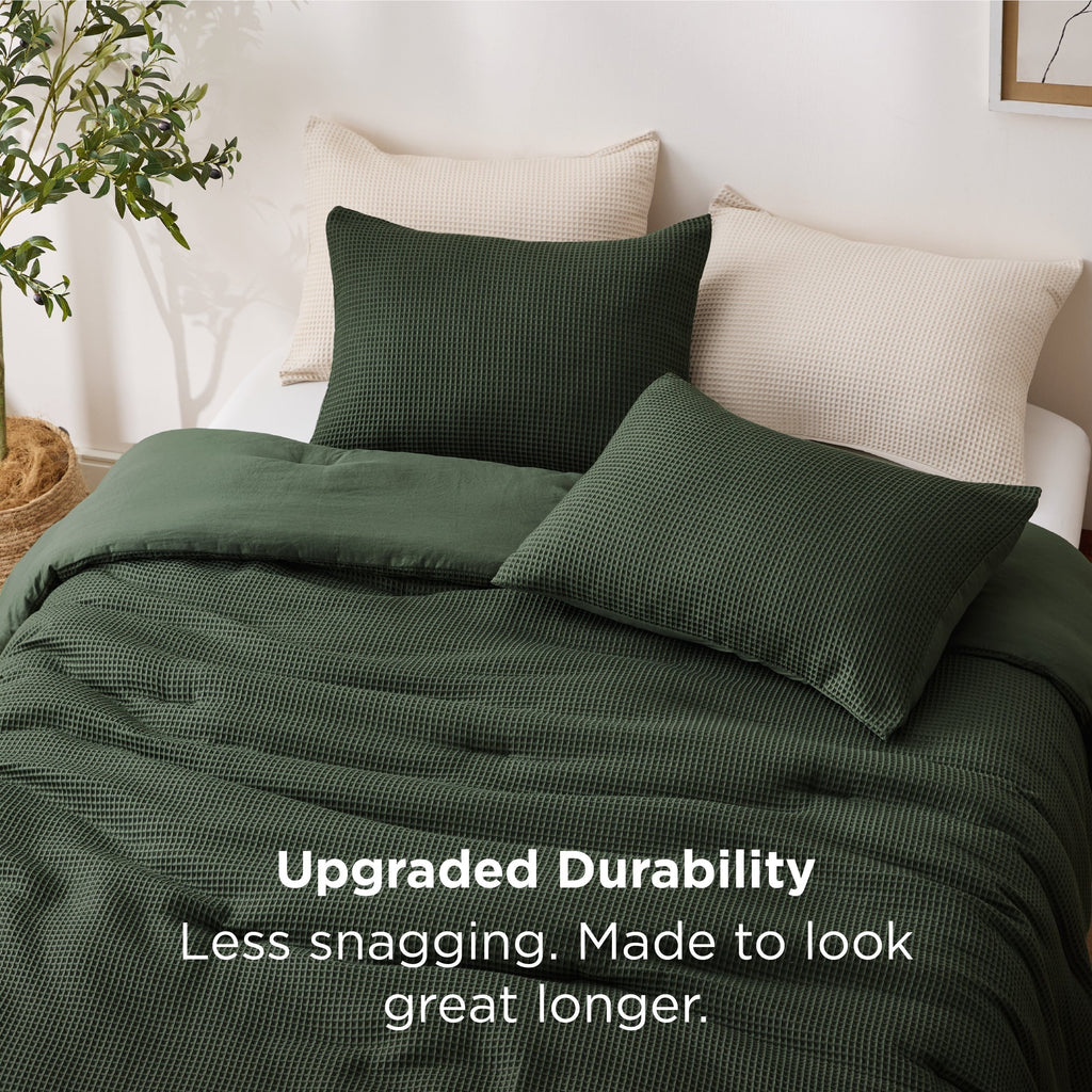 Classic Waffle Comforter Set
