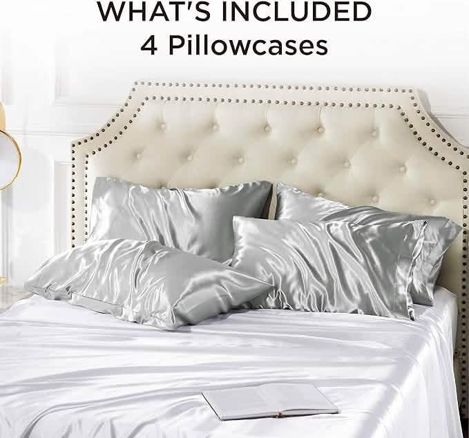 Satin Pillowcases 4 Packs