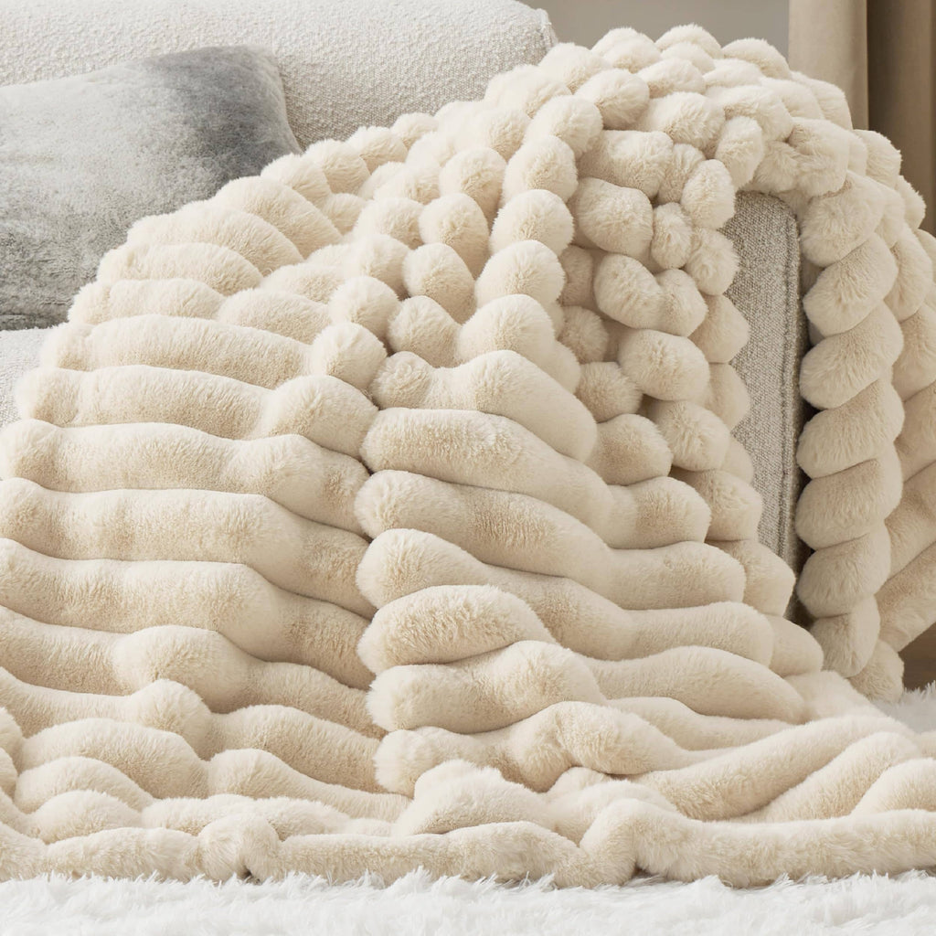 Plush Stripe Blanket