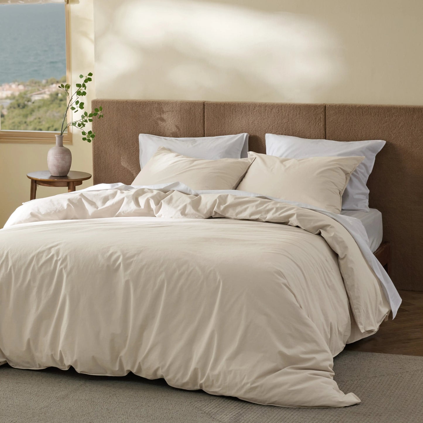 Slub Cotton Duvet Cover Set