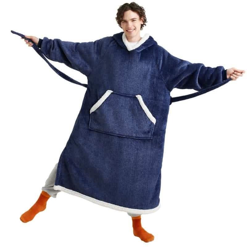 Sherpa Fleece Blanket Hoodie