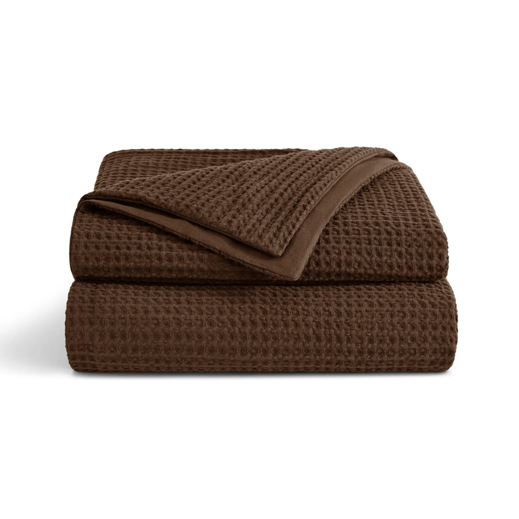PureWovenTM Cotton Waffle Weave Duvet Cover