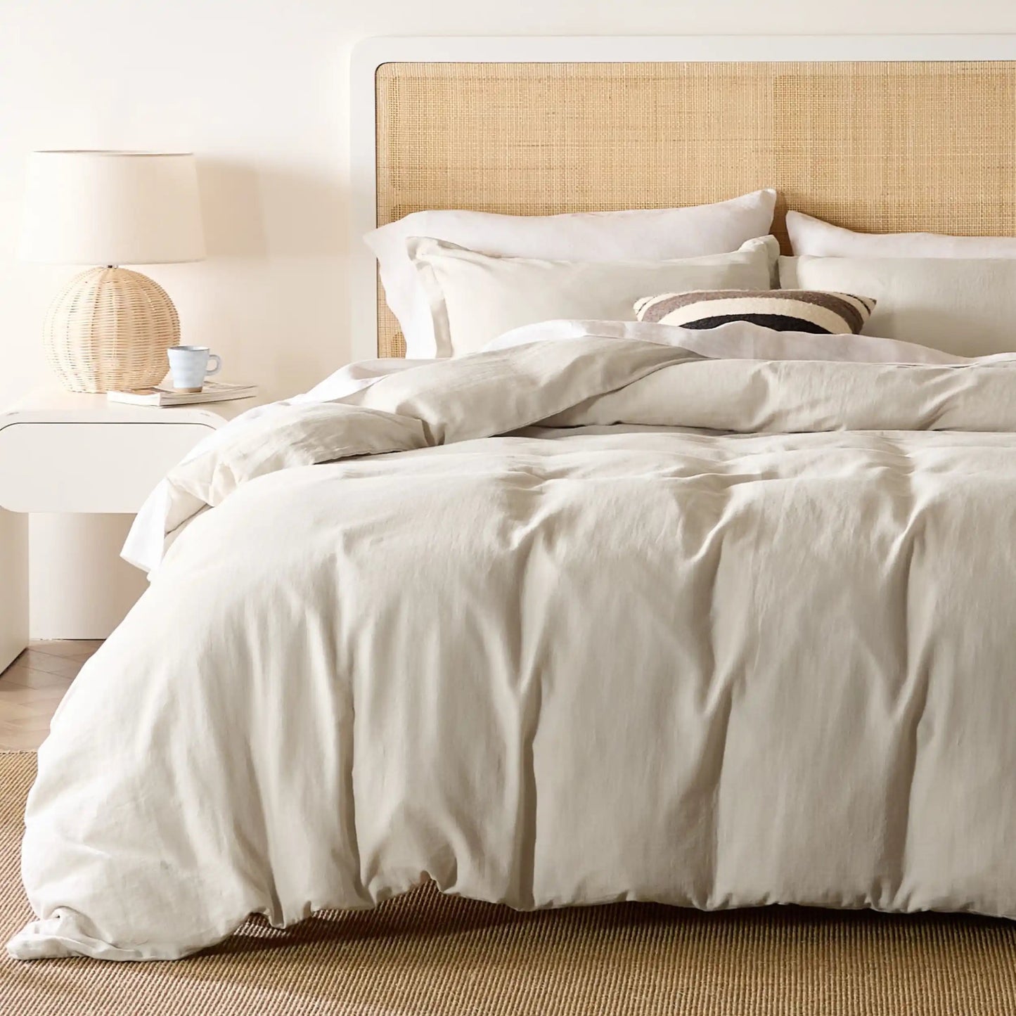 PureWovenTM 100% Muslin Duvet Cover Set