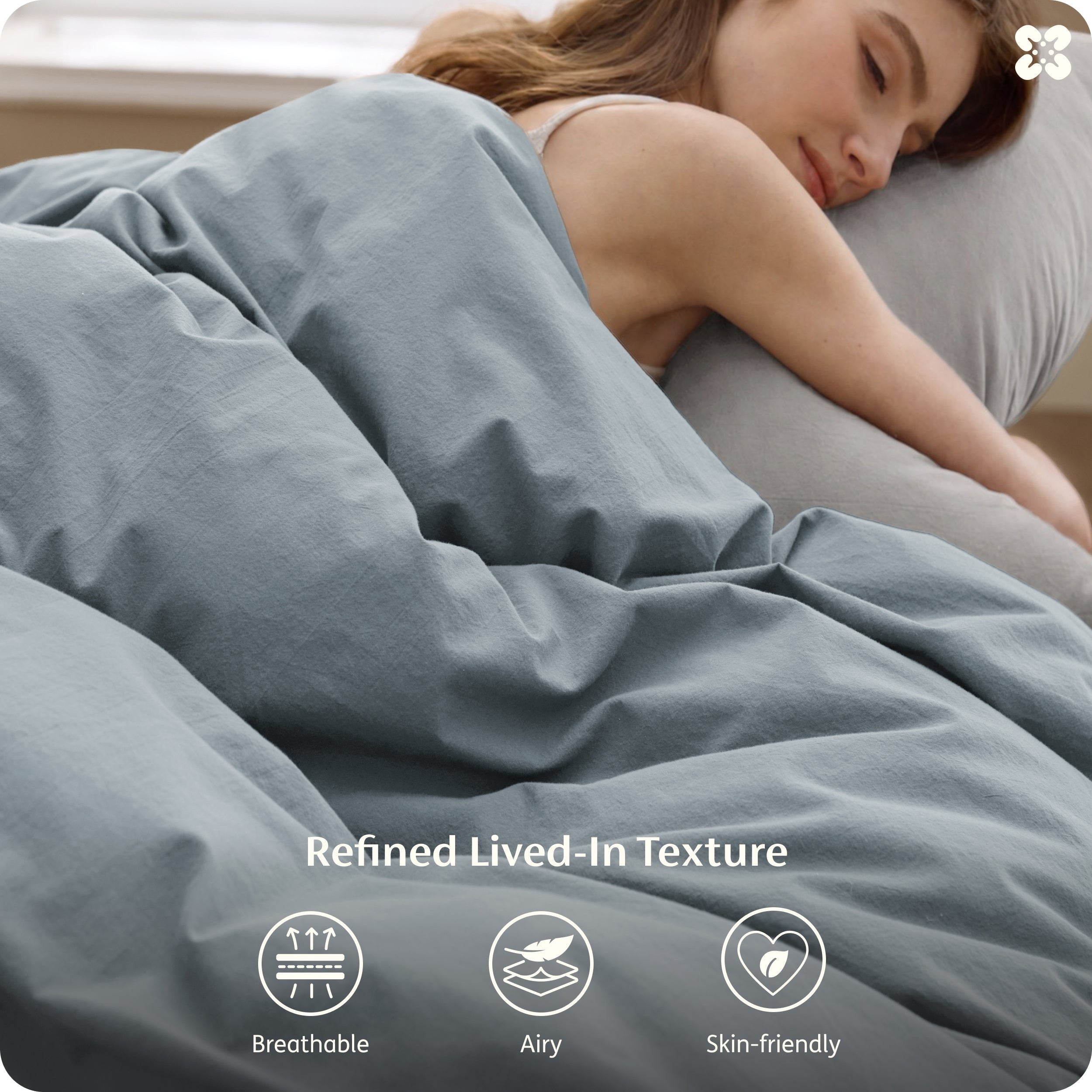 Washed Cotton Duvet Cover