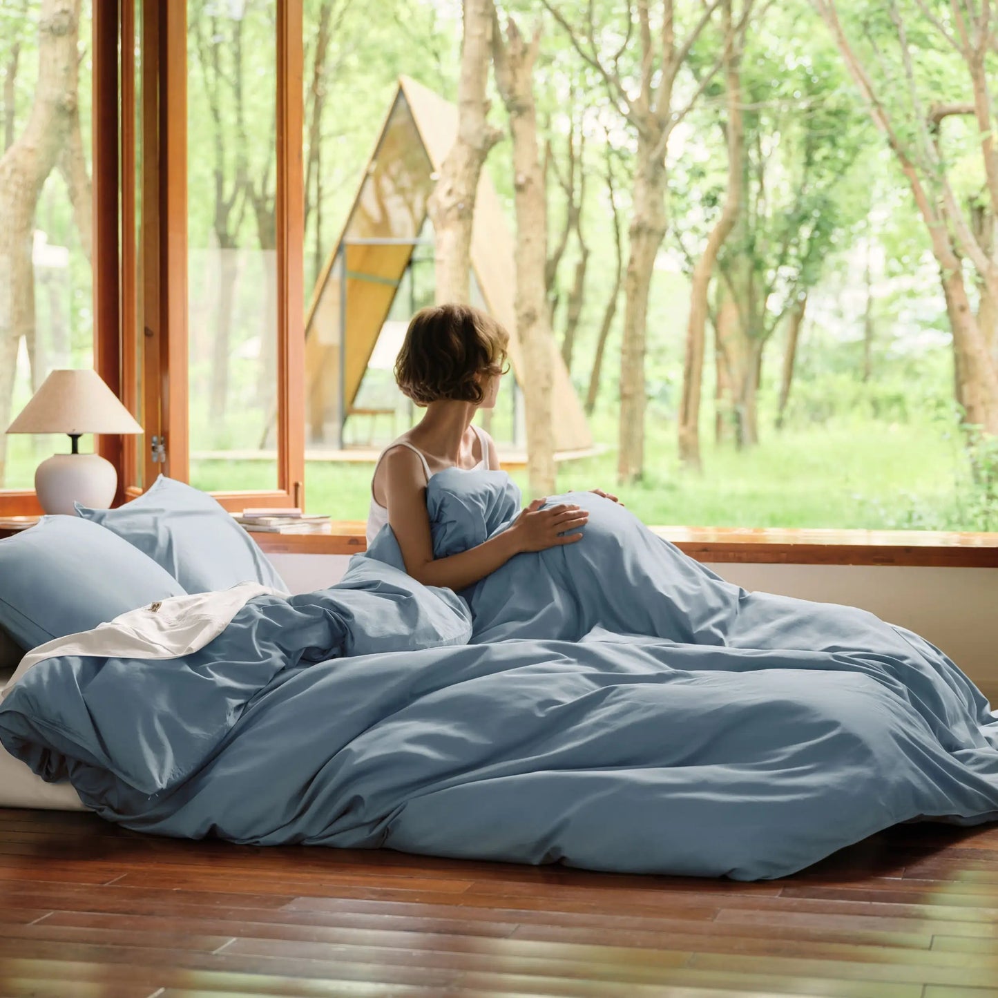 PureWovenTM Serene Blend Duvet Cover Set