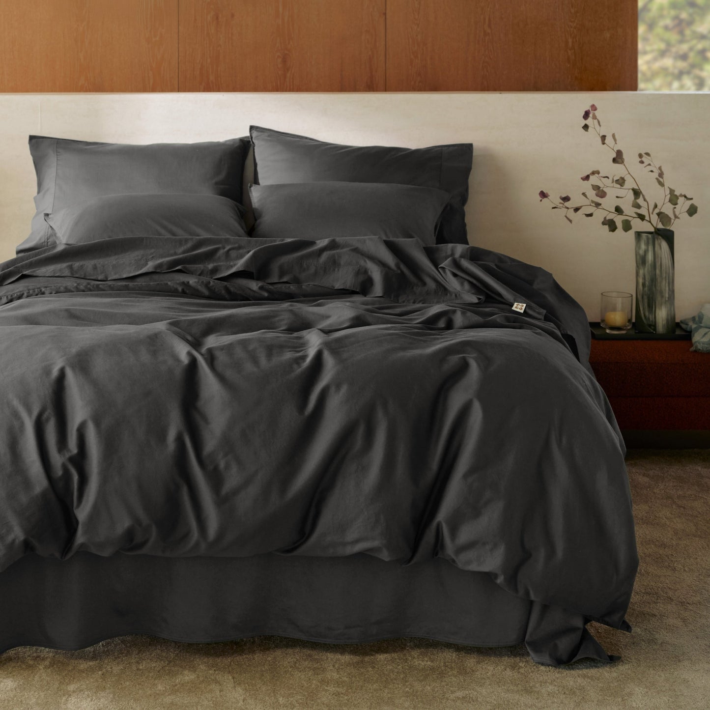 PureWovenTM Organic Cotton Duvet Cover Set