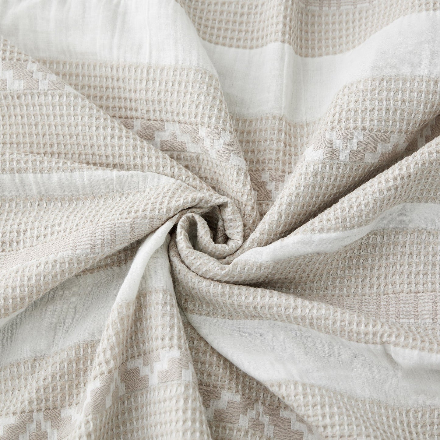 PureWovenTM Cotton Boho Waffle Weave Duvet Cover Set