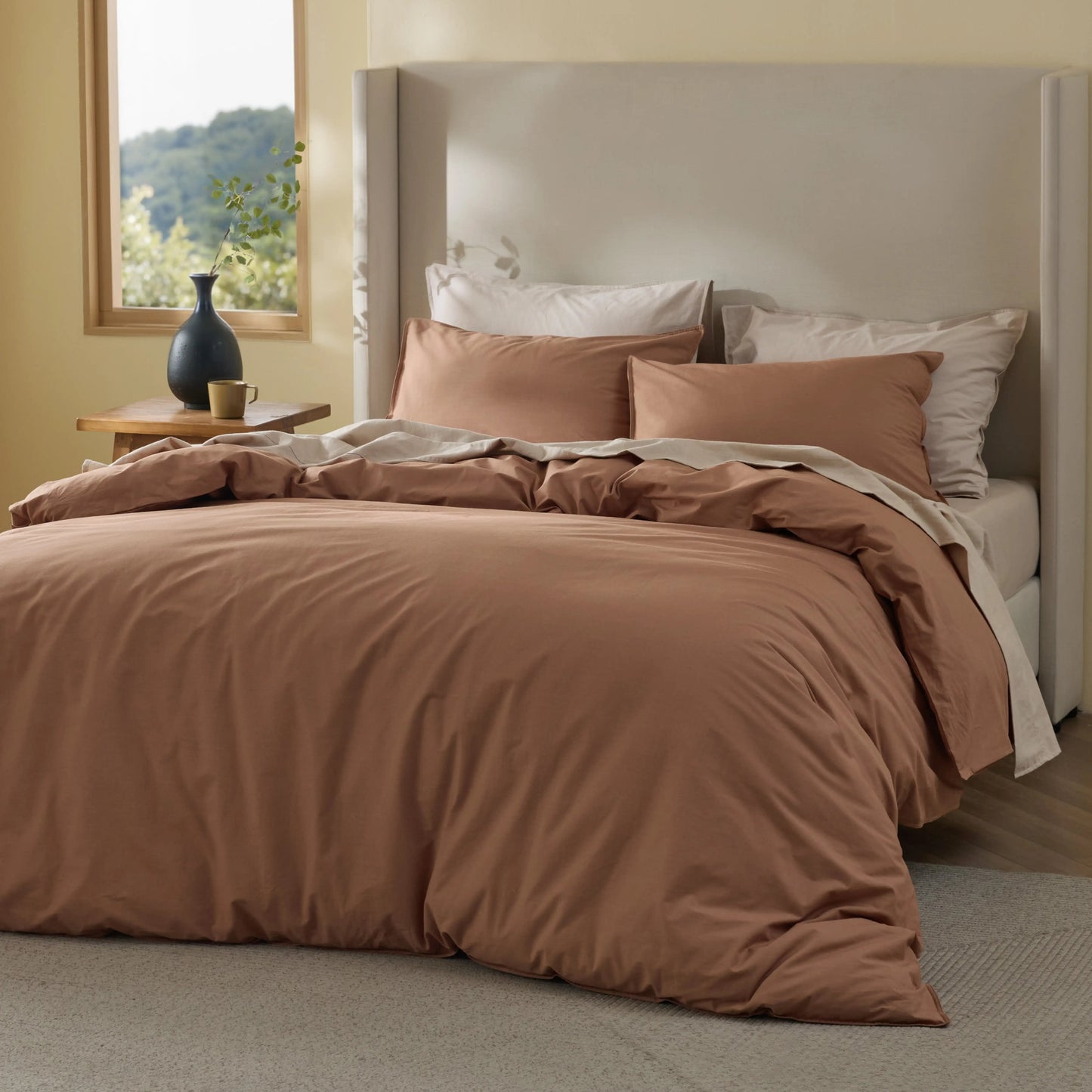 Slub Cotton Duvet Cover Set