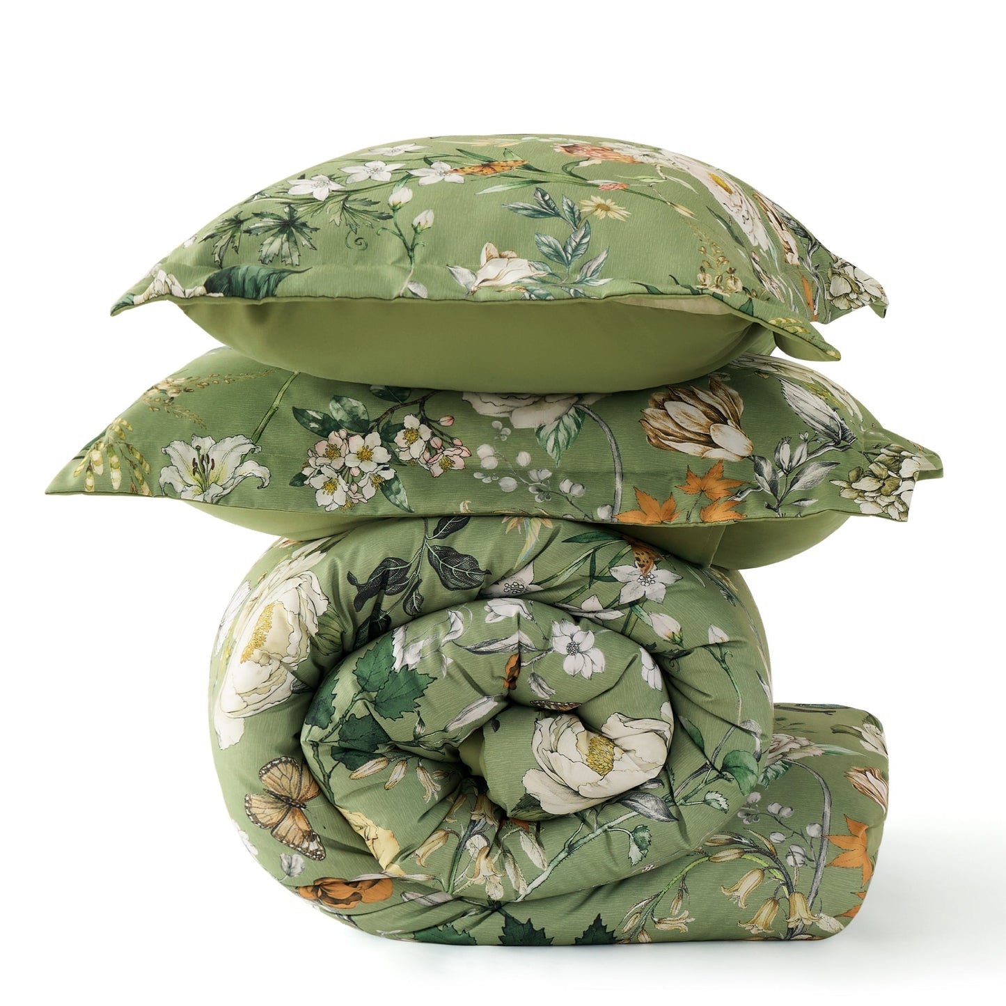 Retro Botanical Comforter Set