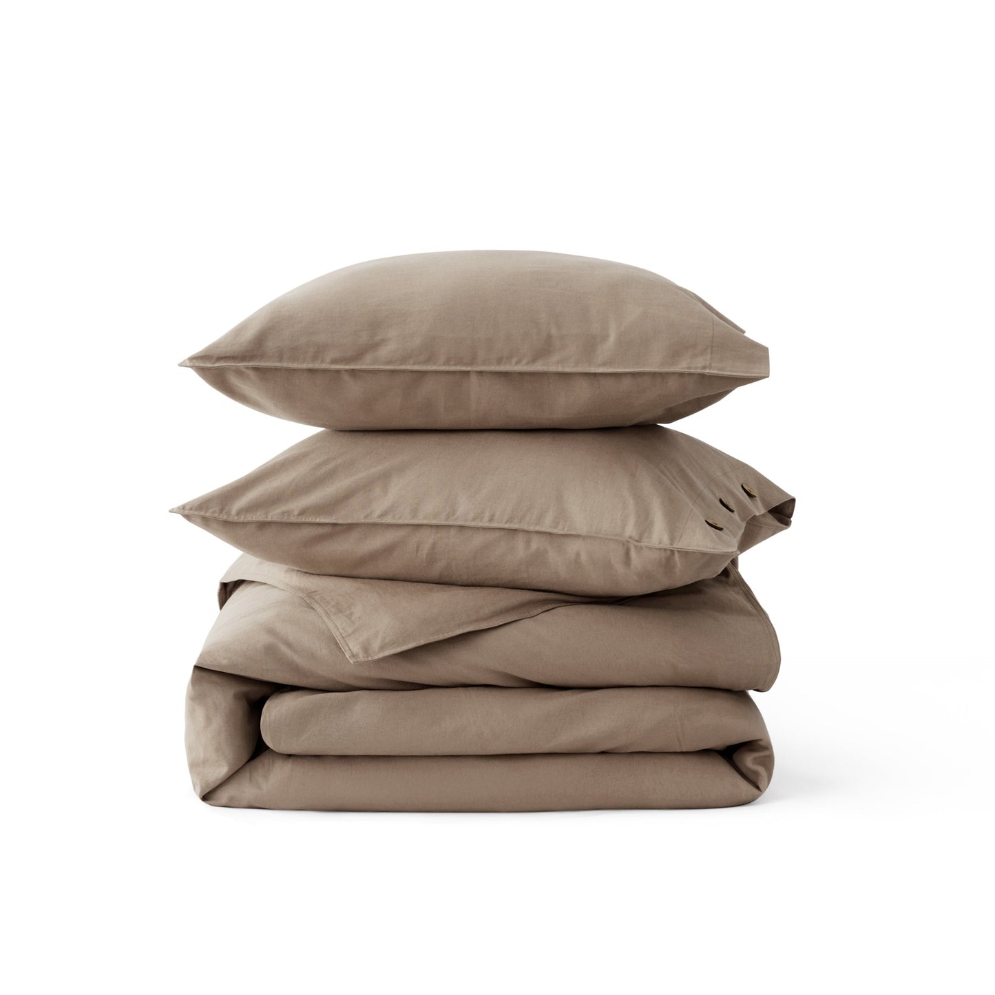 PureWovenTM Cotton Linen Hybrid Duvet Cover Set