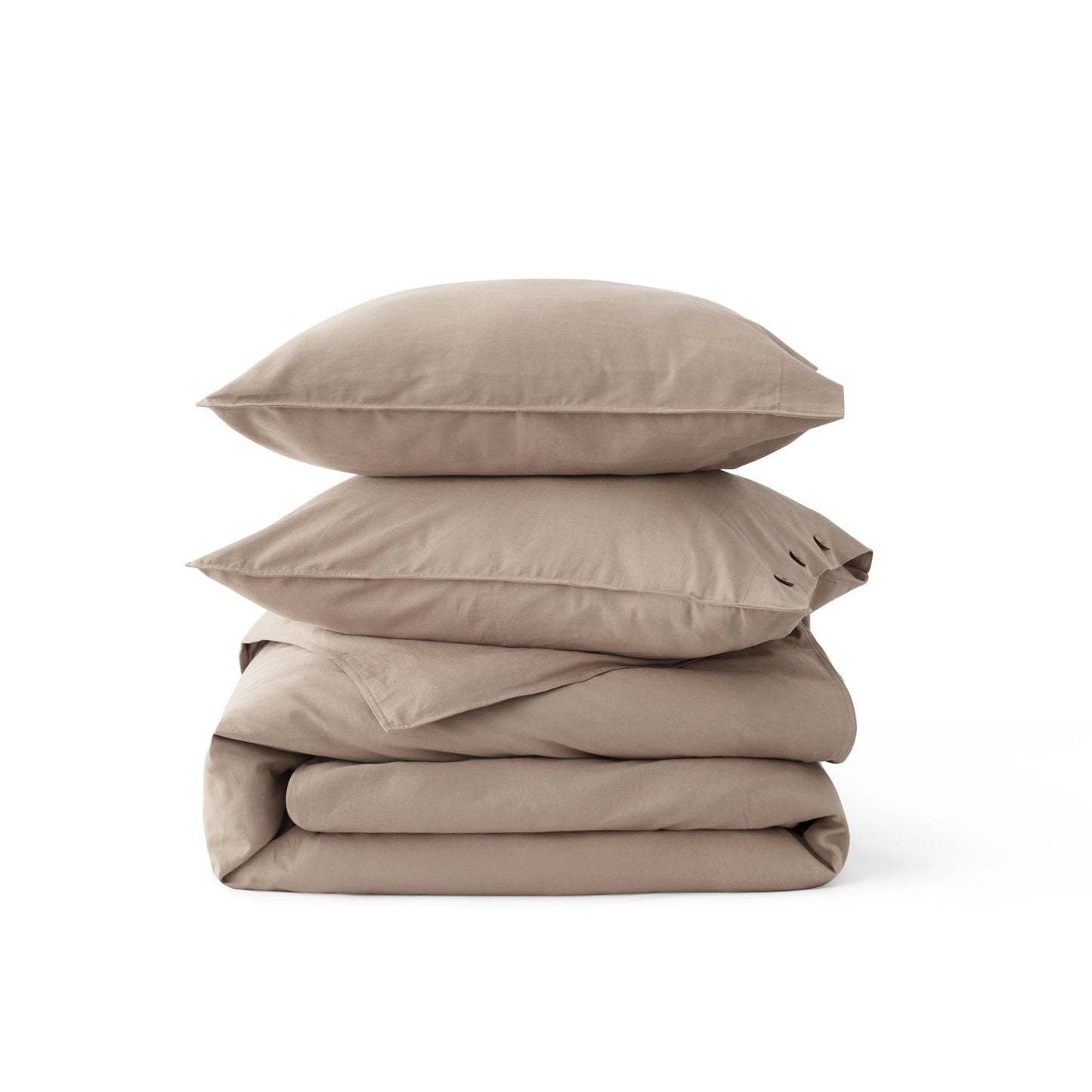 PureWovenTM Cotton Linen Hybrid Duvet Cover Set