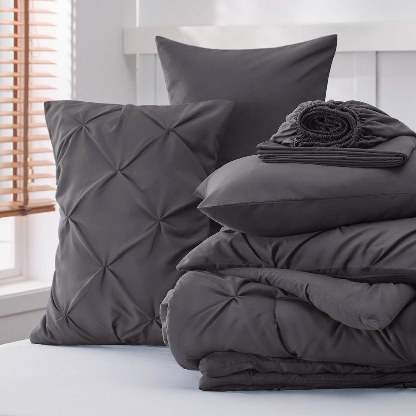 Pintuck Bed-in-a-Bag