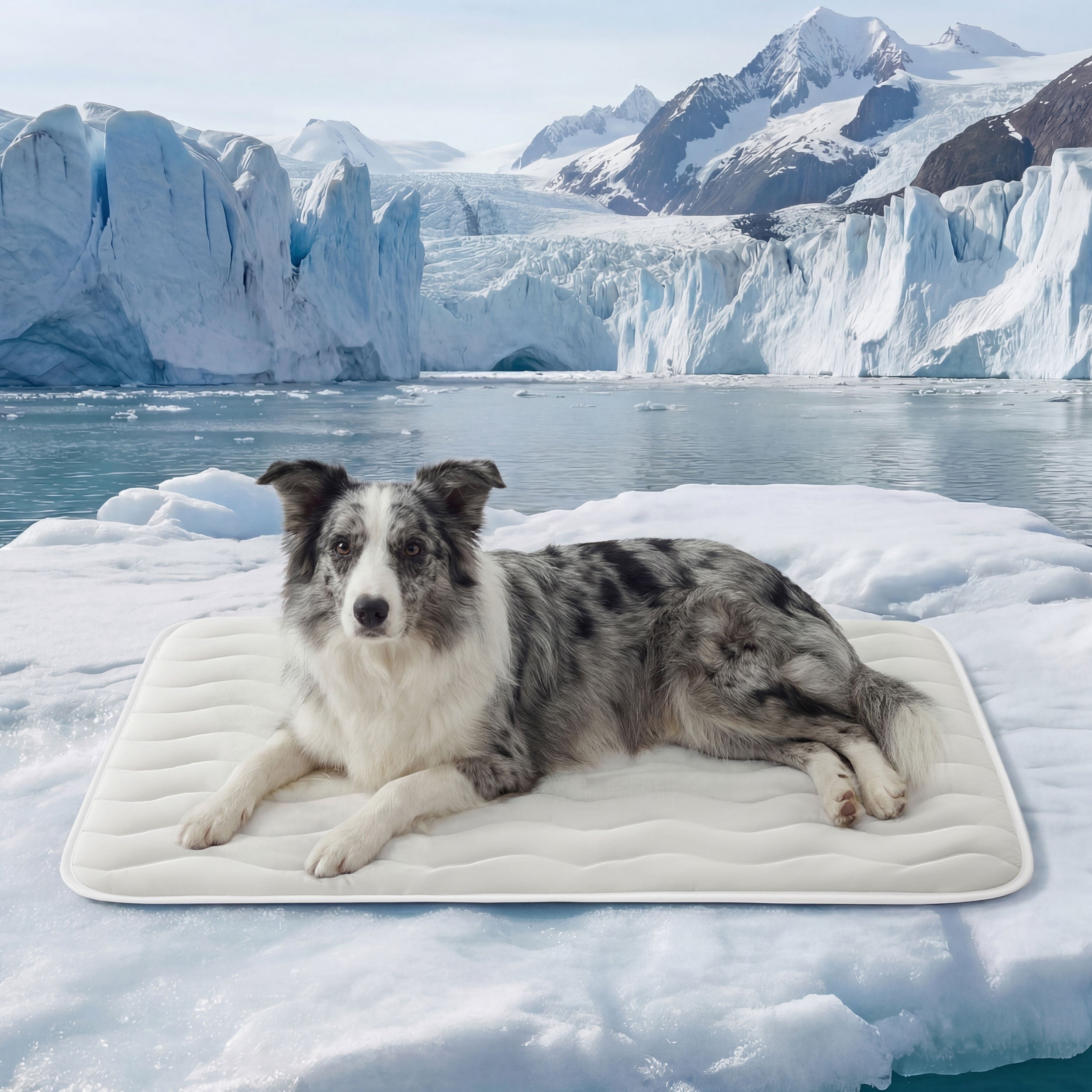 Wave Cooling Dog Mat