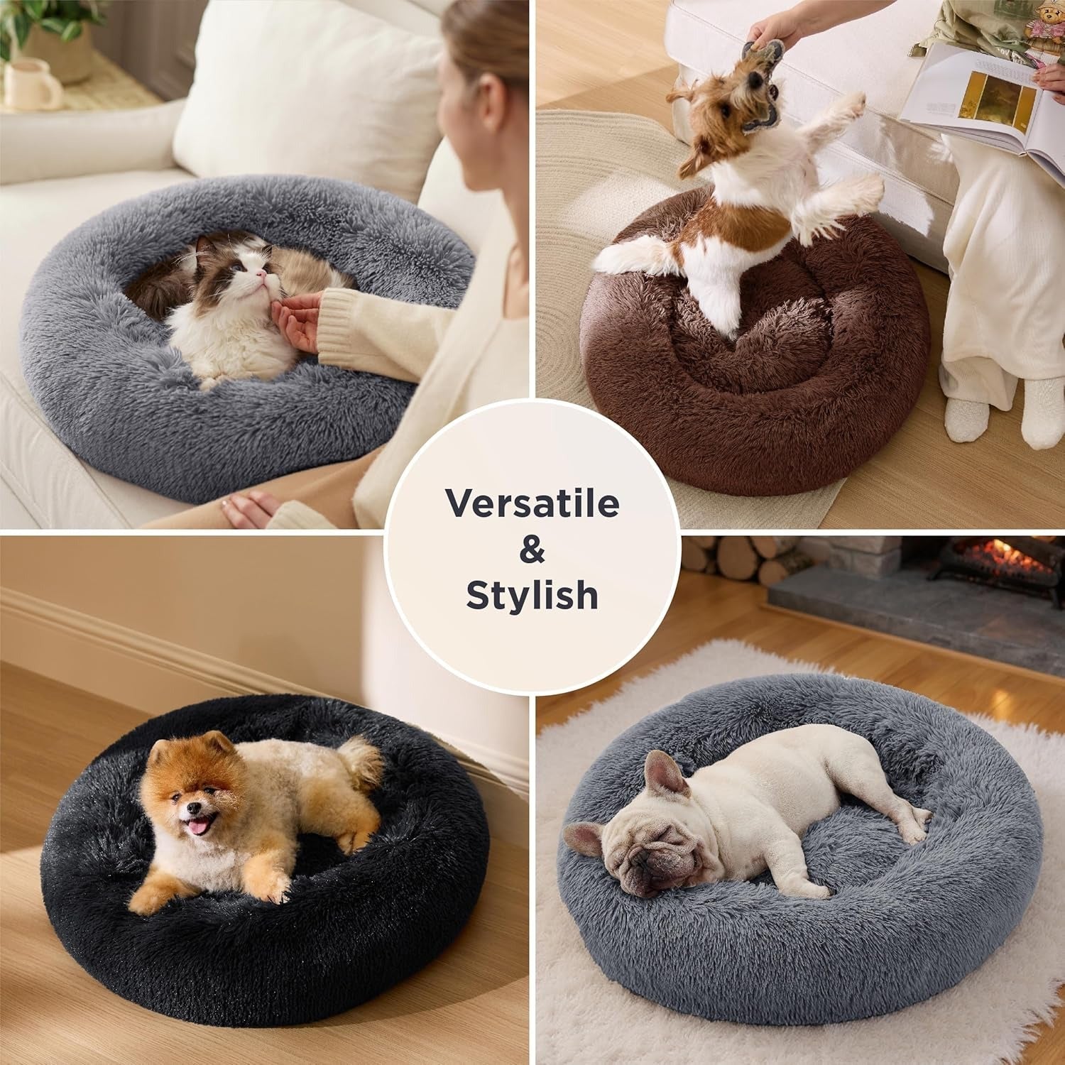 Calming & Soft Pet Bed