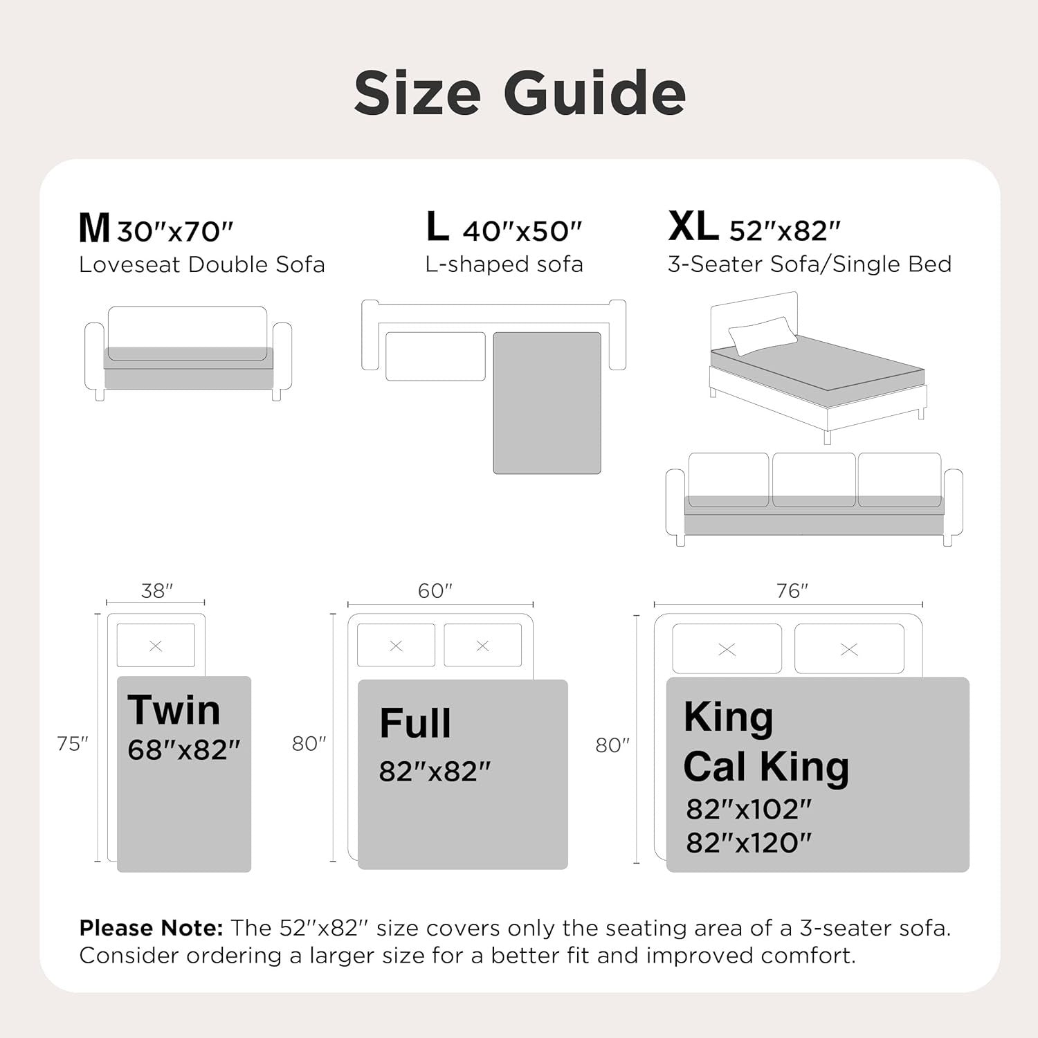 Lightweight Pet Couch Cover