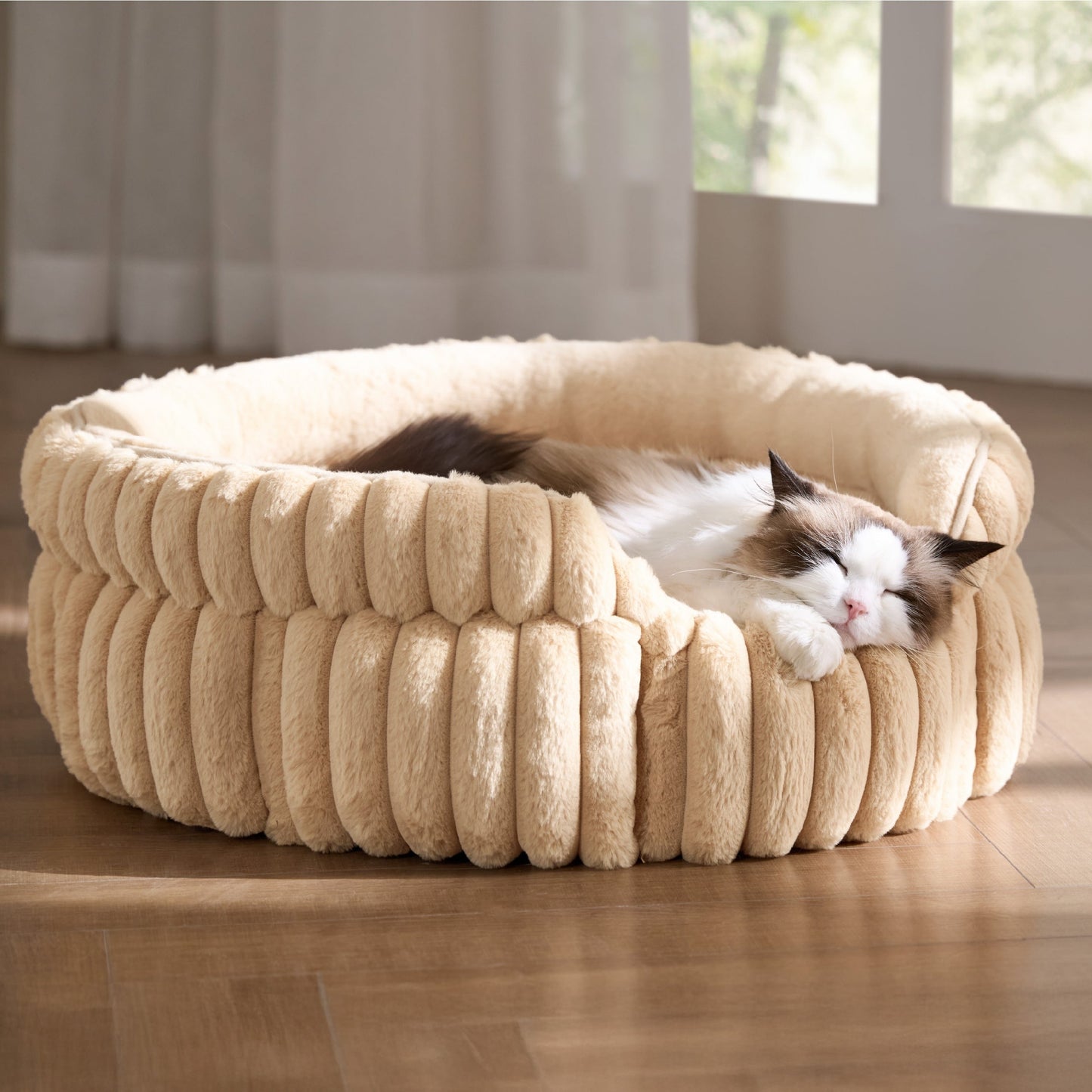 ComfyFleeceTM Dual-layer Cat Bed