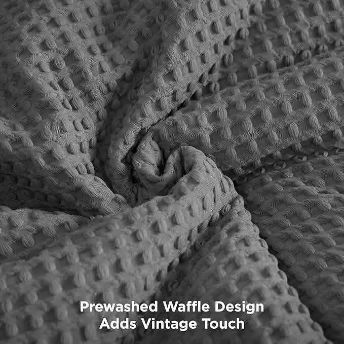 Classic Waffle Weave Comforter Set