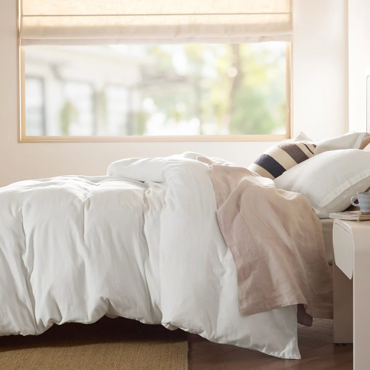 PureWovenTM 100% Muslin Duvet Cover Set