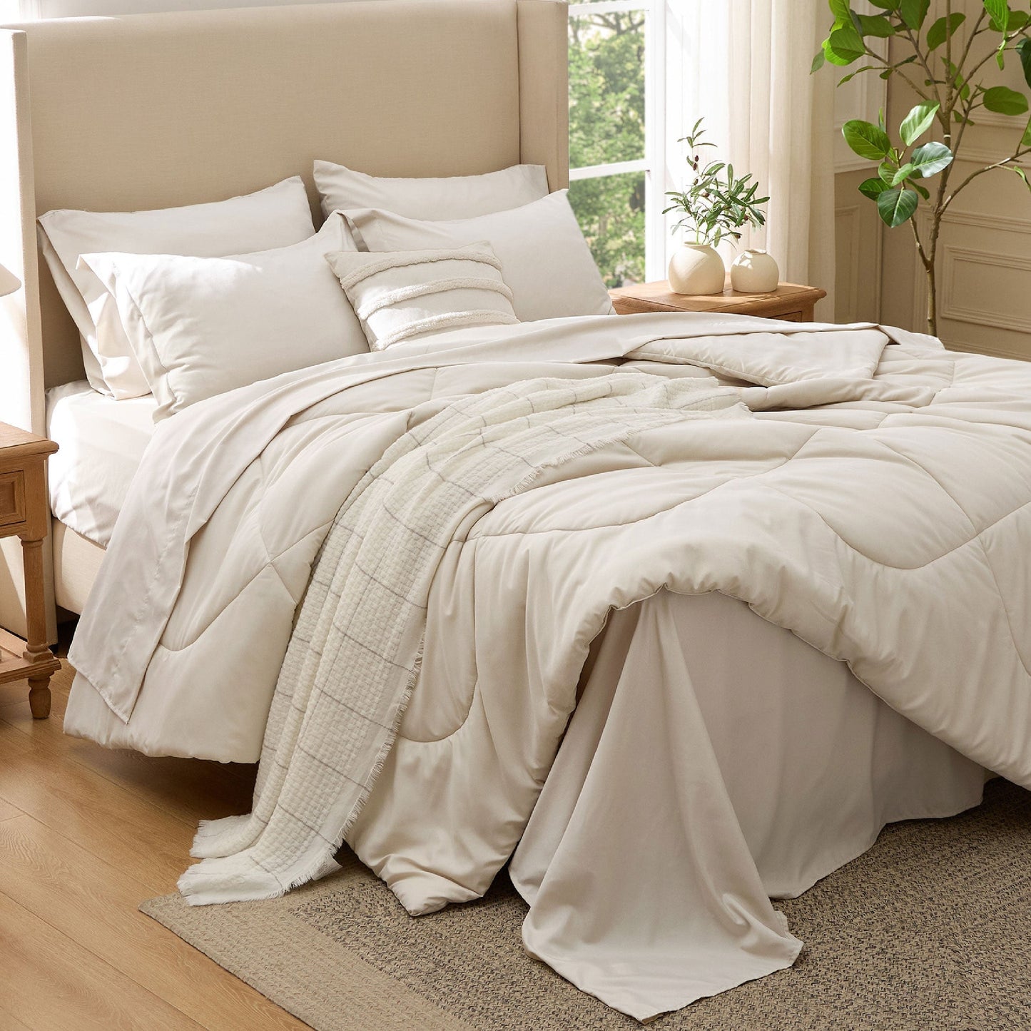 Diamond Quilted Bed-in-a-bag