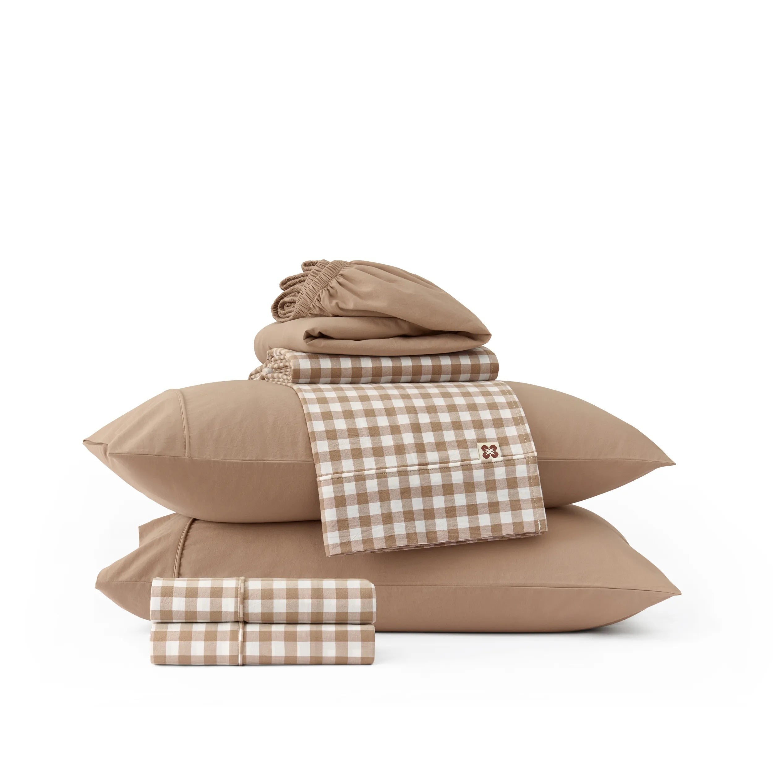 PureWovenTM 6-Piece Washed Cotton Sheet Set