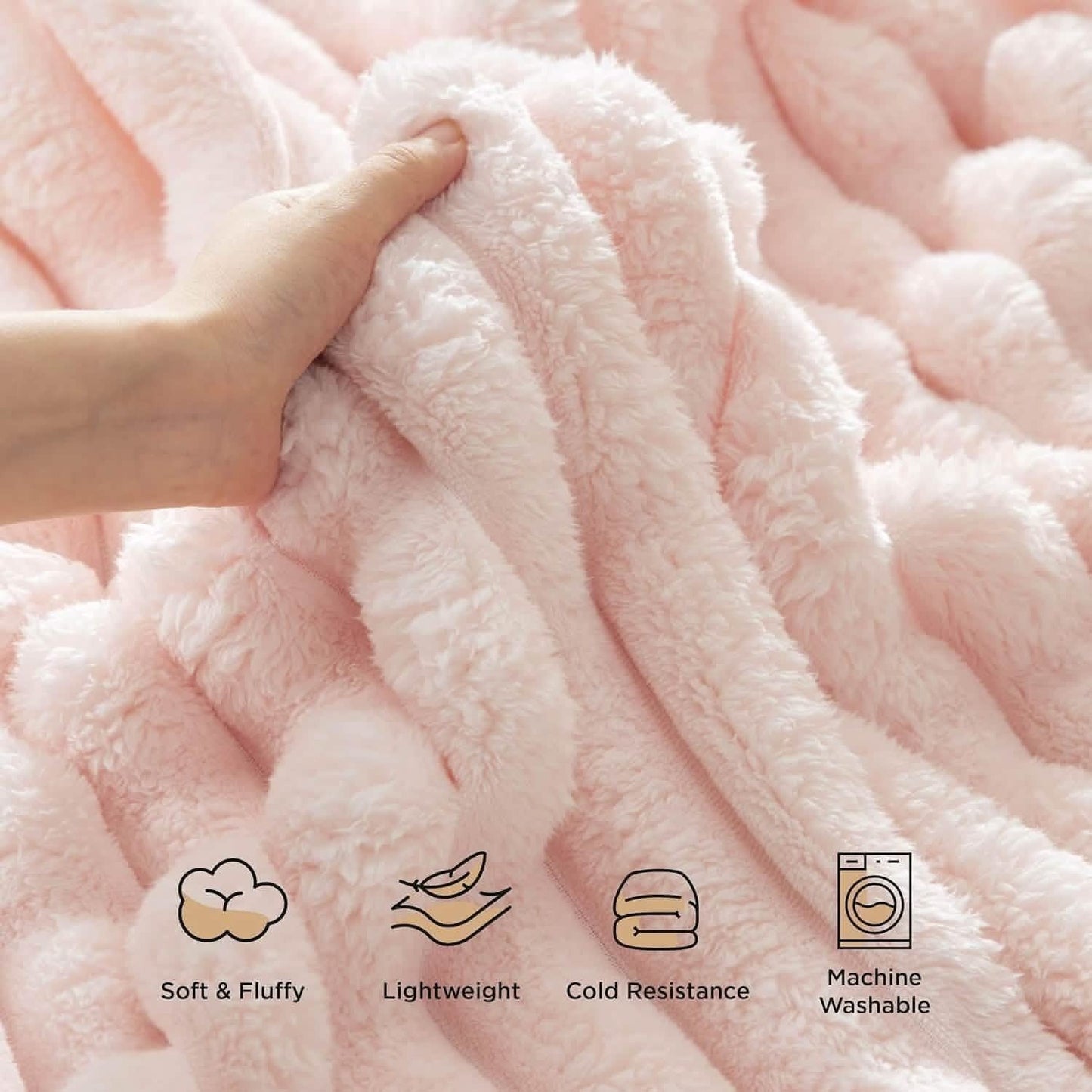 Luxplush Striped Blanket