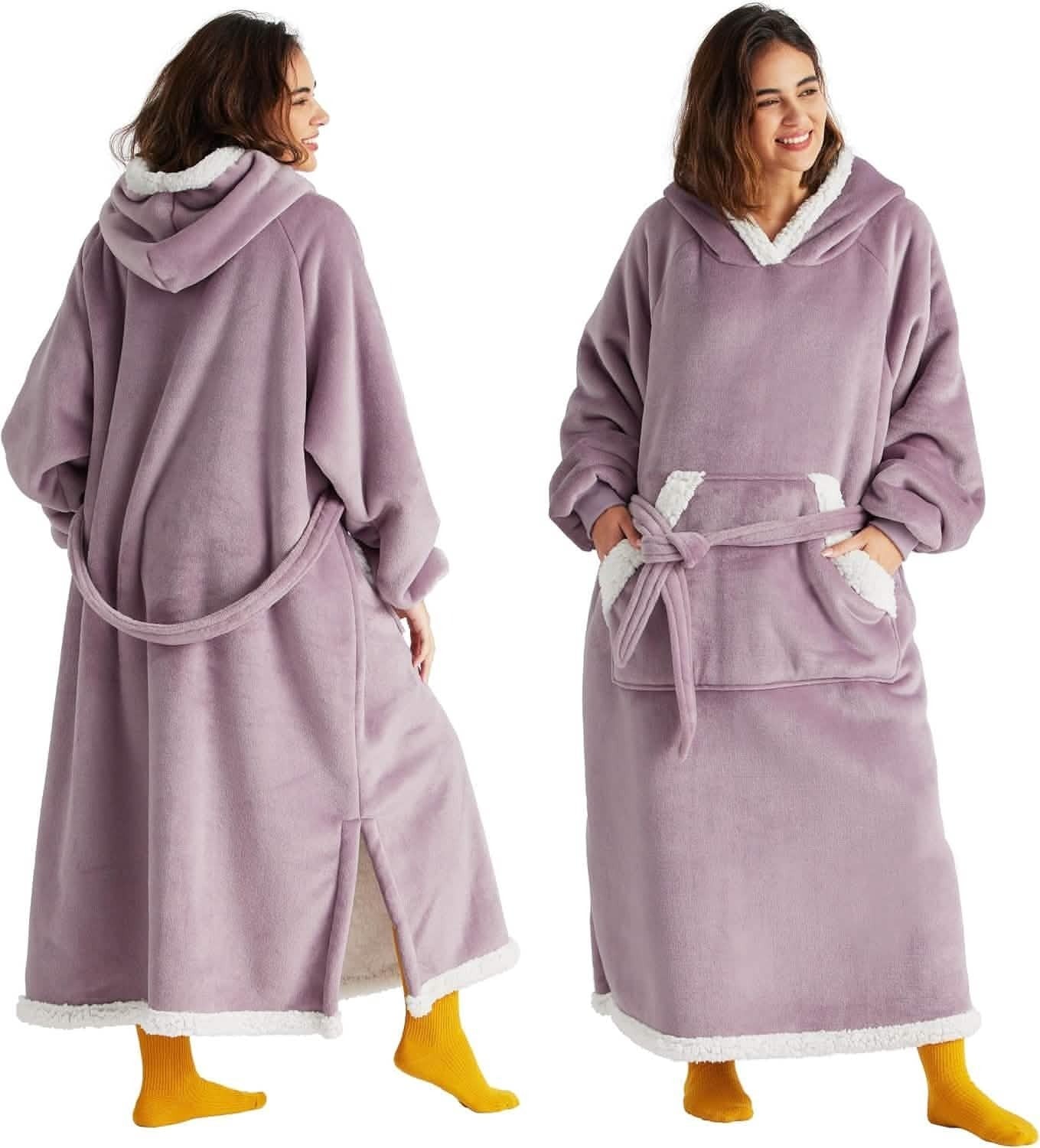 Sherpa Fleece Blanket Hoodie