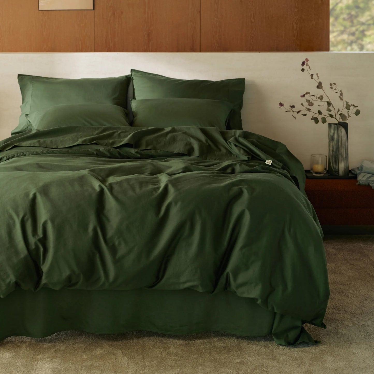 PureWovenTM Organic Cotton Duvet Cover Set
