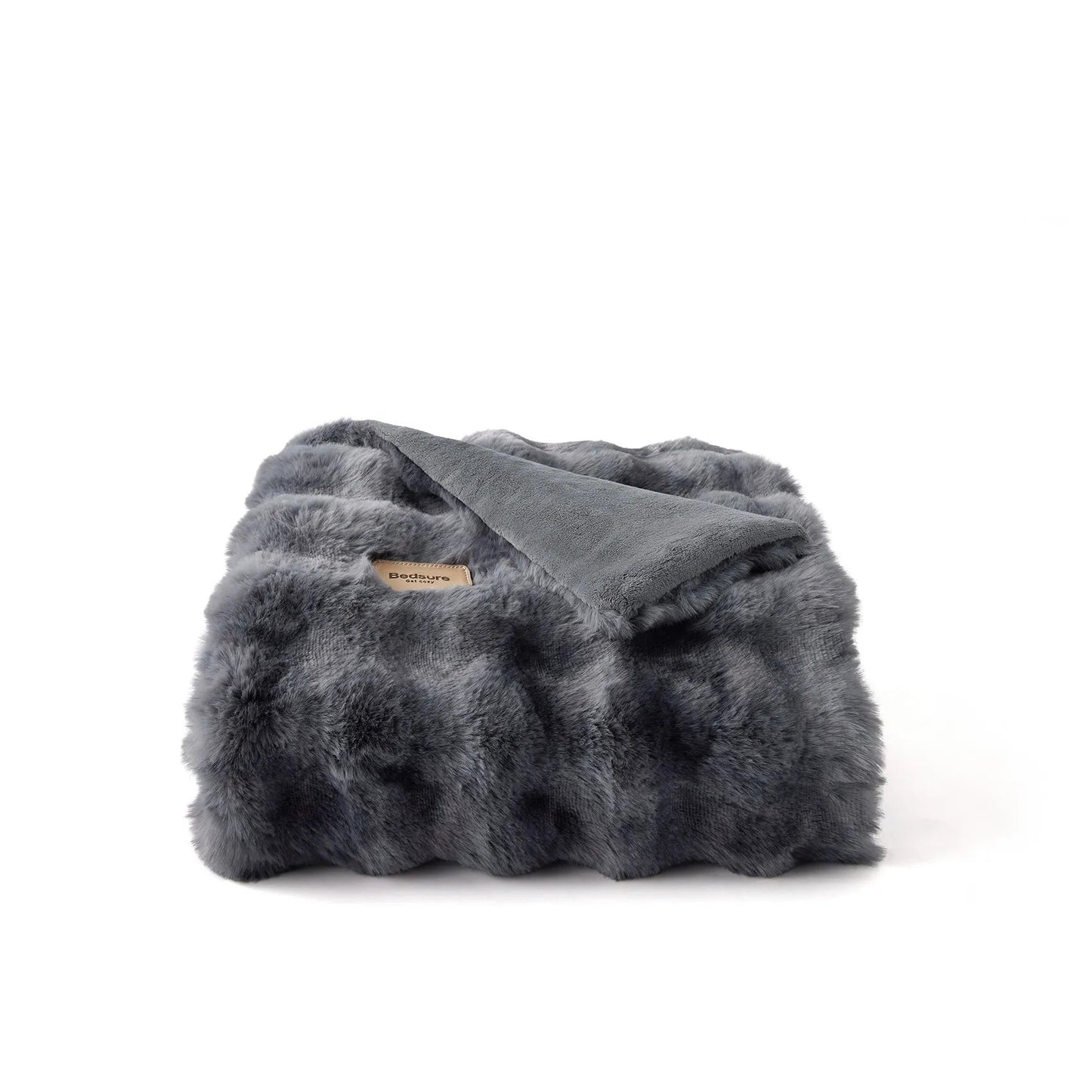 Bubble Faux Fur Blanket