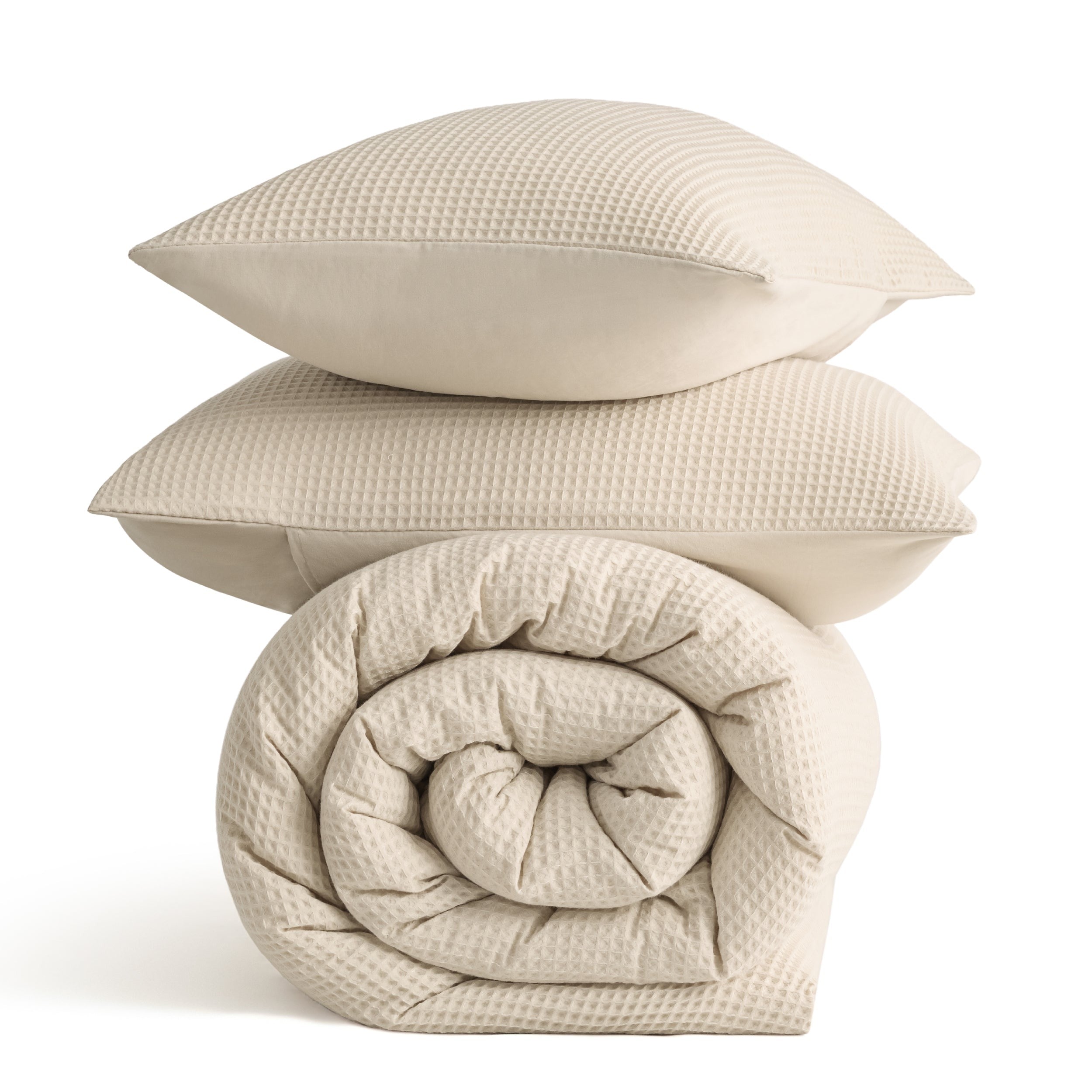 Classic Waffle Comforter Set