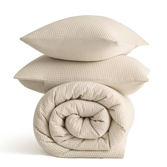 Classic Waffle Comforter Set