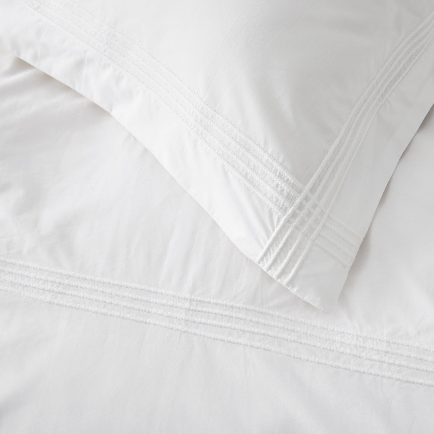 PureWovenTM Cotton Embroidered Hotel Duvet Cover Set