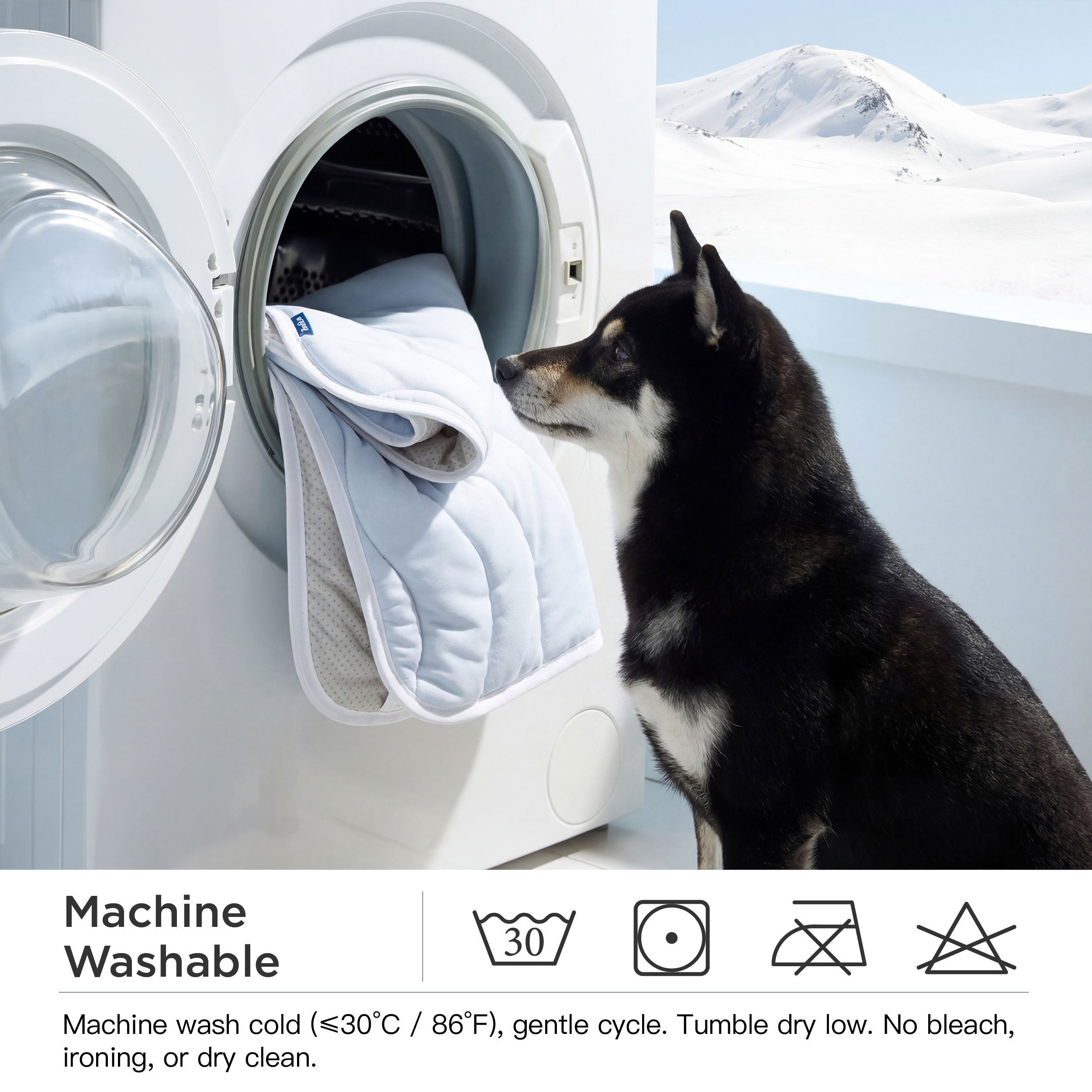 Wave Cooling Dog Mat