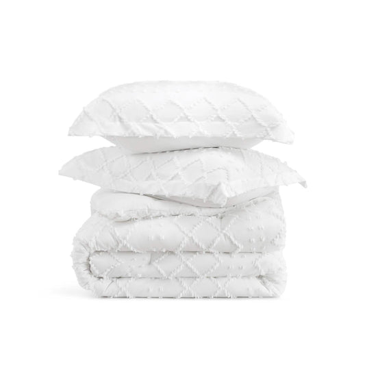Tufted Embroidery Comforter Set