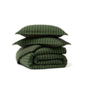 Striped Washed Cotton Duvet Cover Set