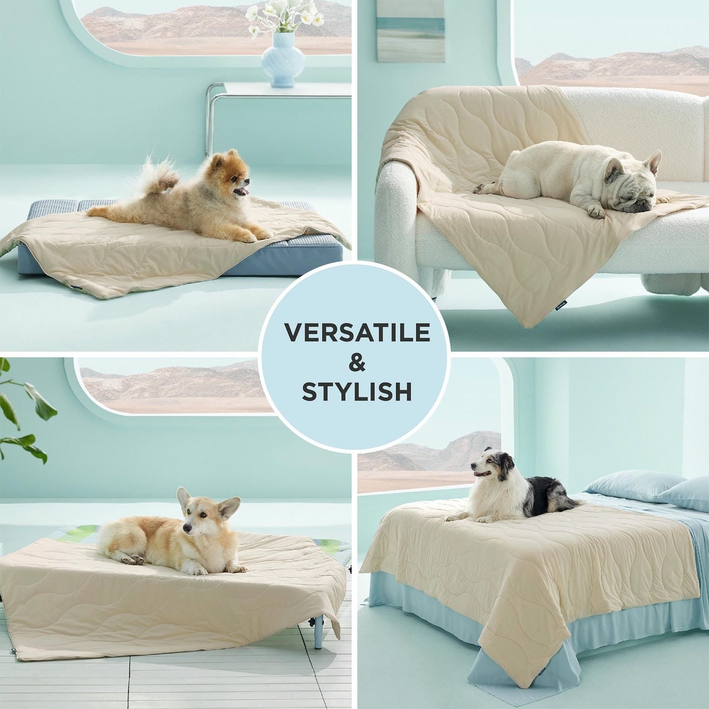 Textured Pet Cooling Blanket