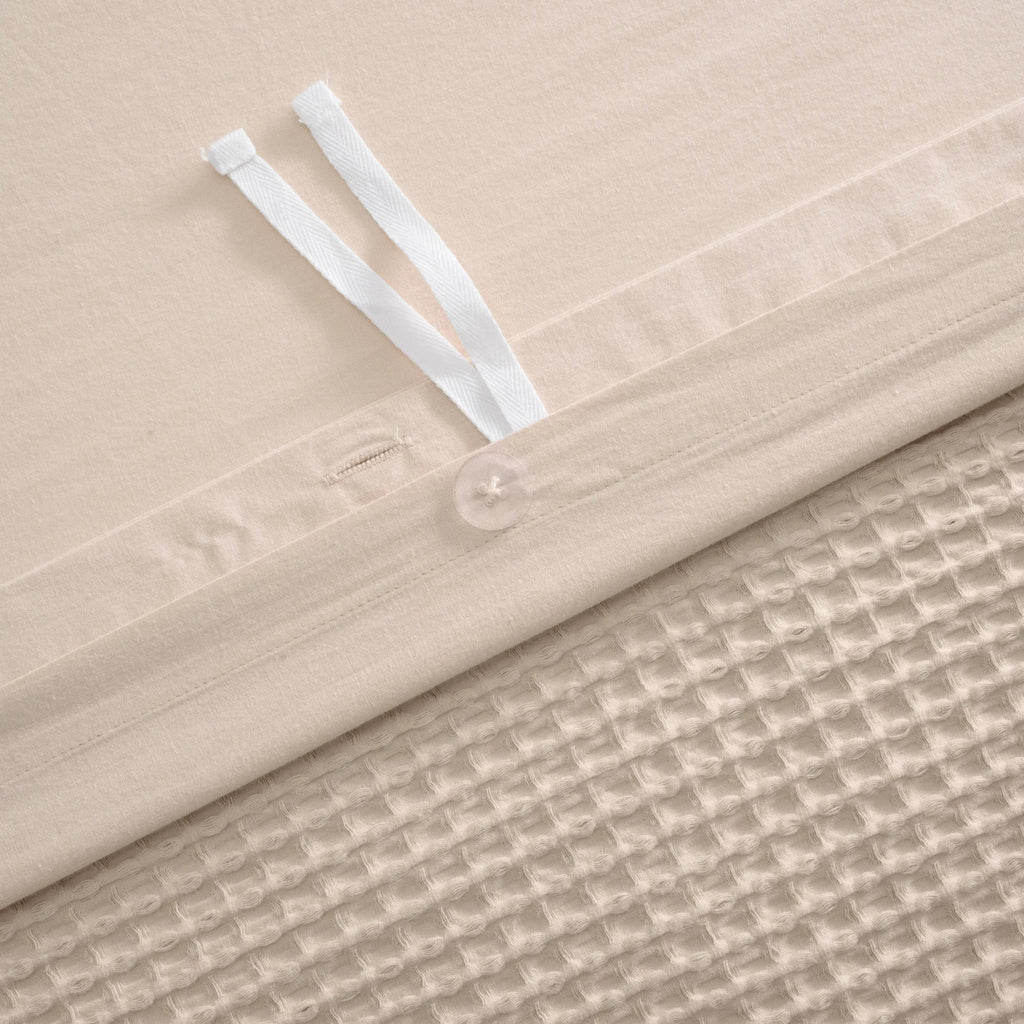 PureWovenTM Cotton Waffle Weave Duvet Cover