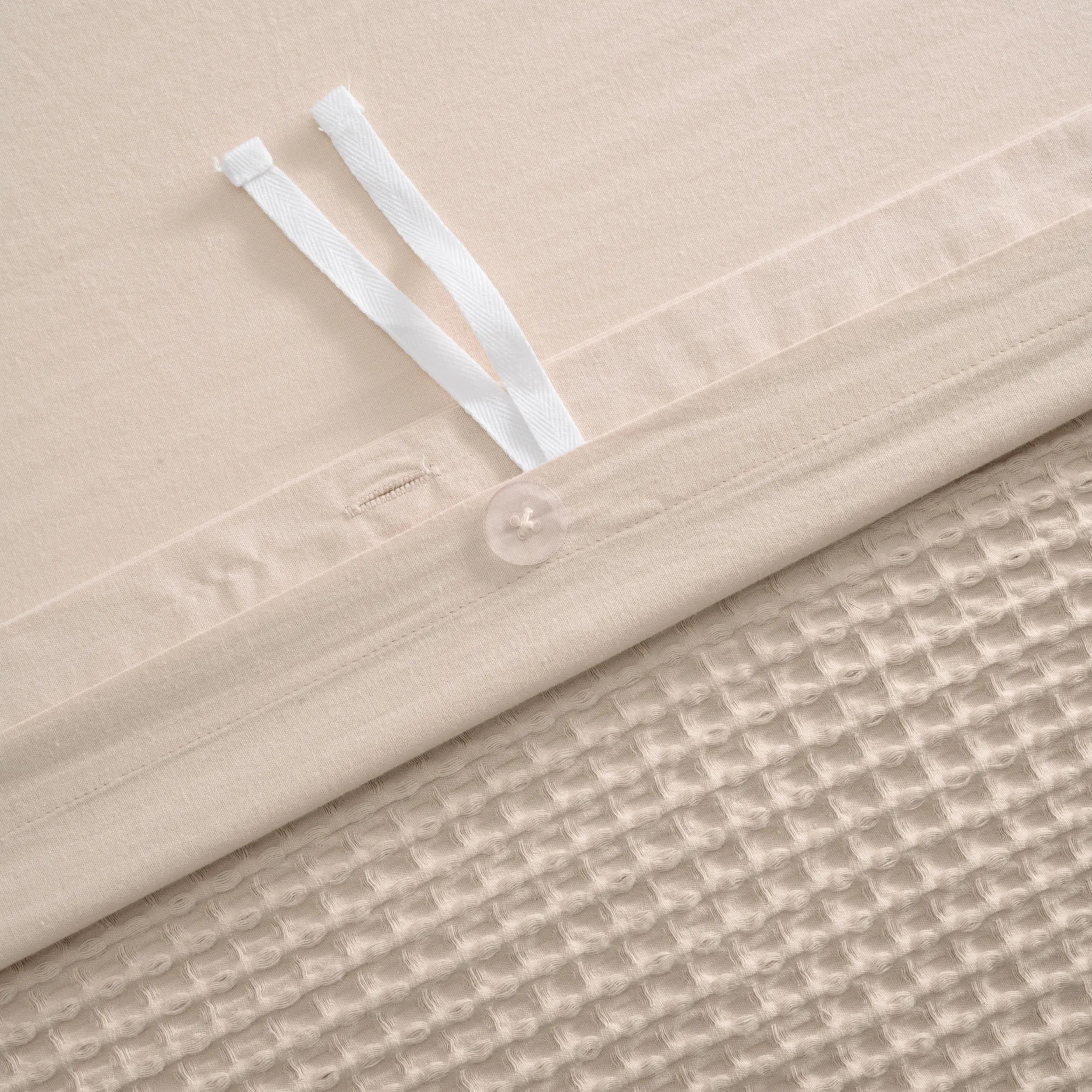 PureWovenTM Cotton Waffle Weave Duvet Cover