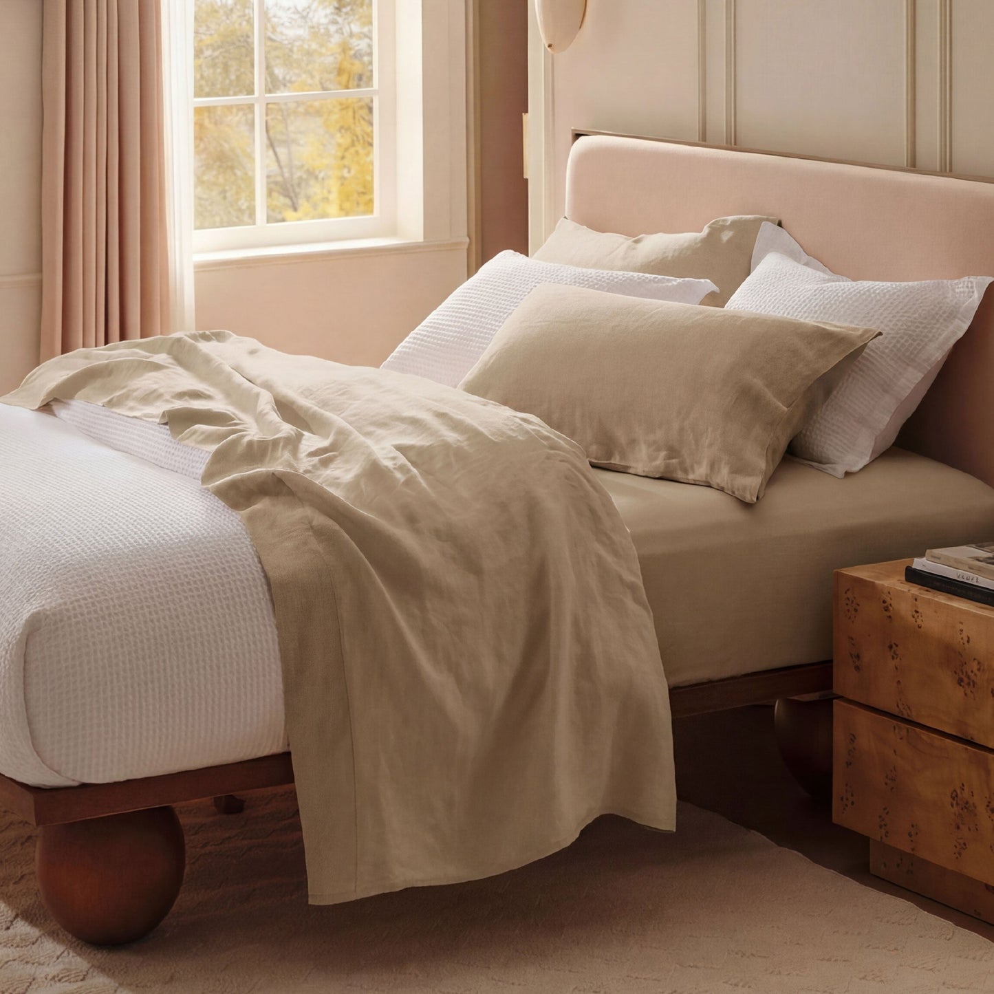 Cotton-Linen Blend Sheet Set