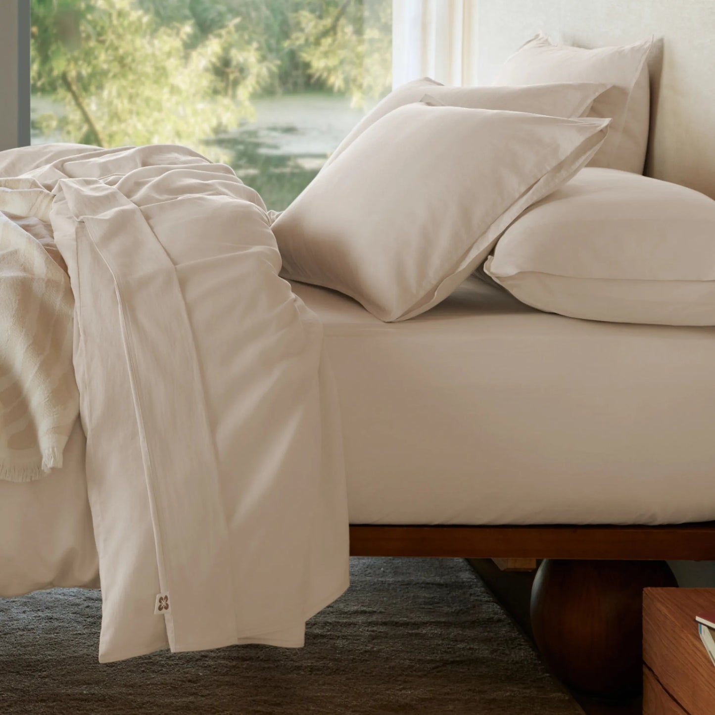 PureWovenTM Organic Cotton Sheet Set