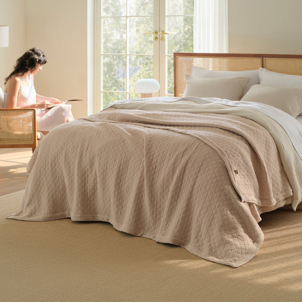 PureWovenTM 8-Layer Cotton Muslin Blanket