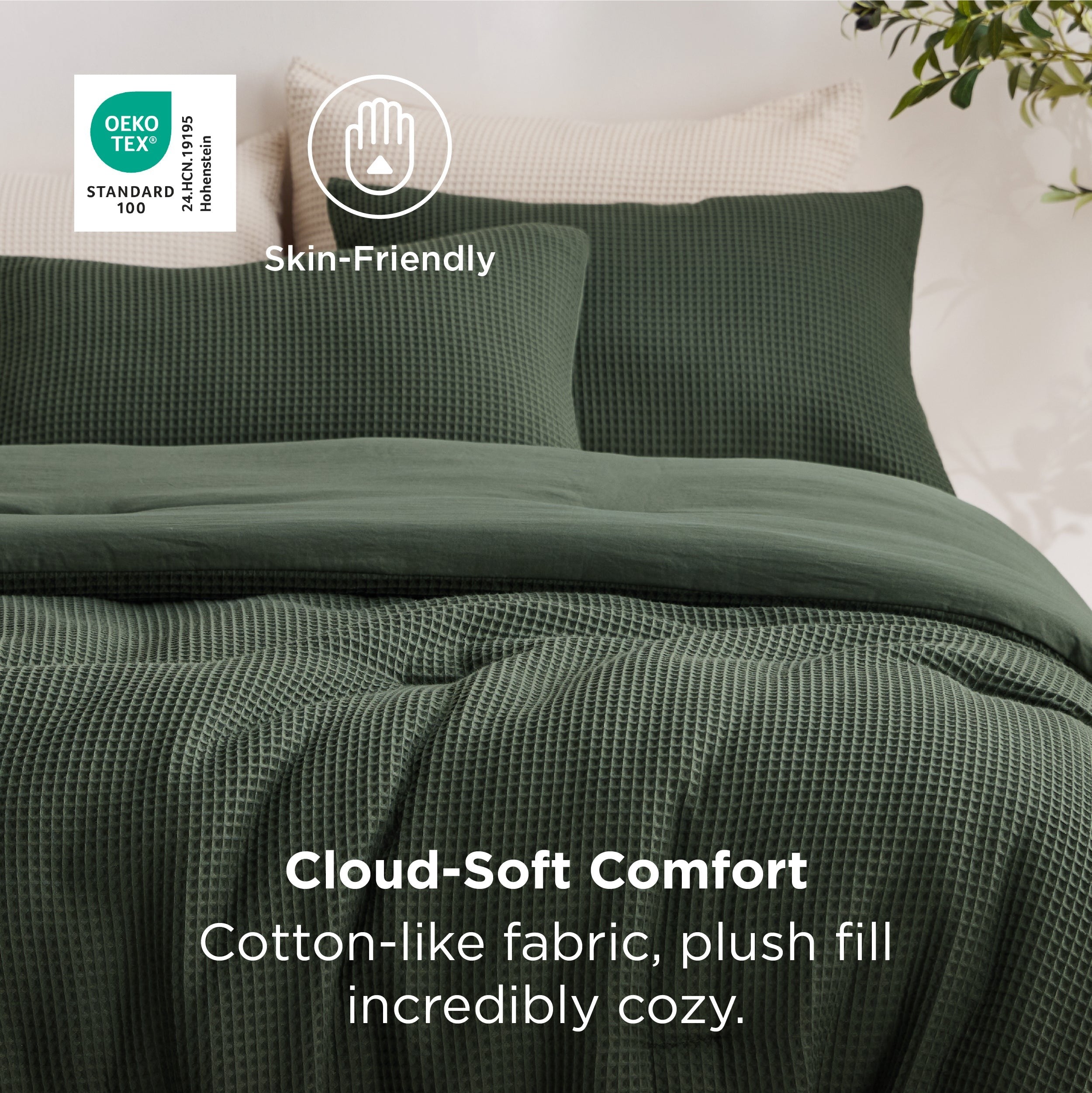 Classic Waffle Comforter Set